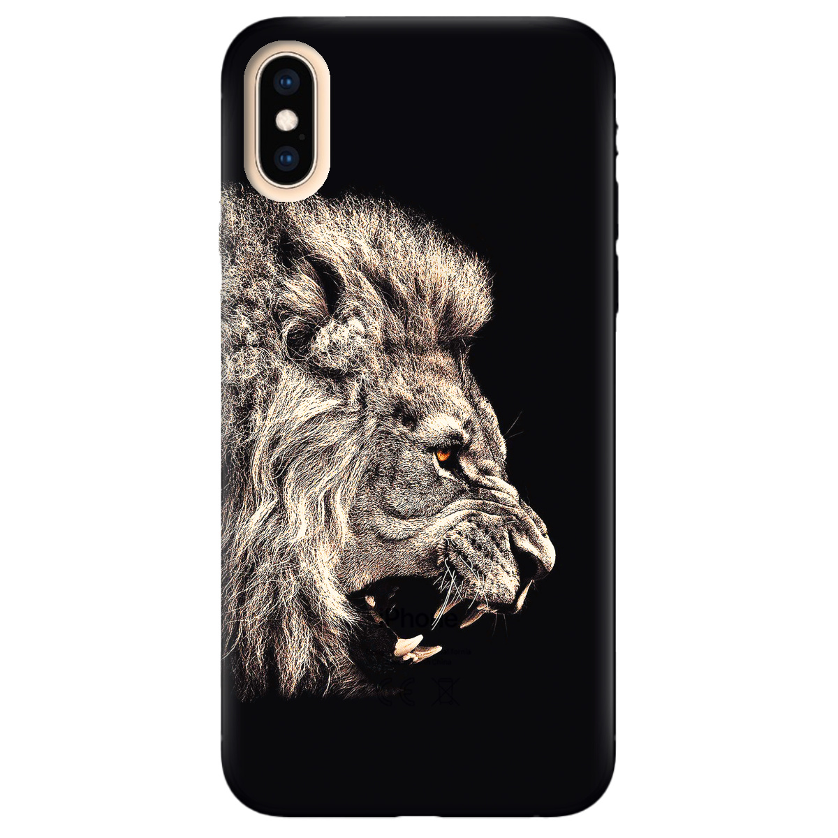 Чехол для Apple iPhone X LION - фото 1 Чехол для Apple iPhone X LION - фото 1 - Чехлы для телефонов