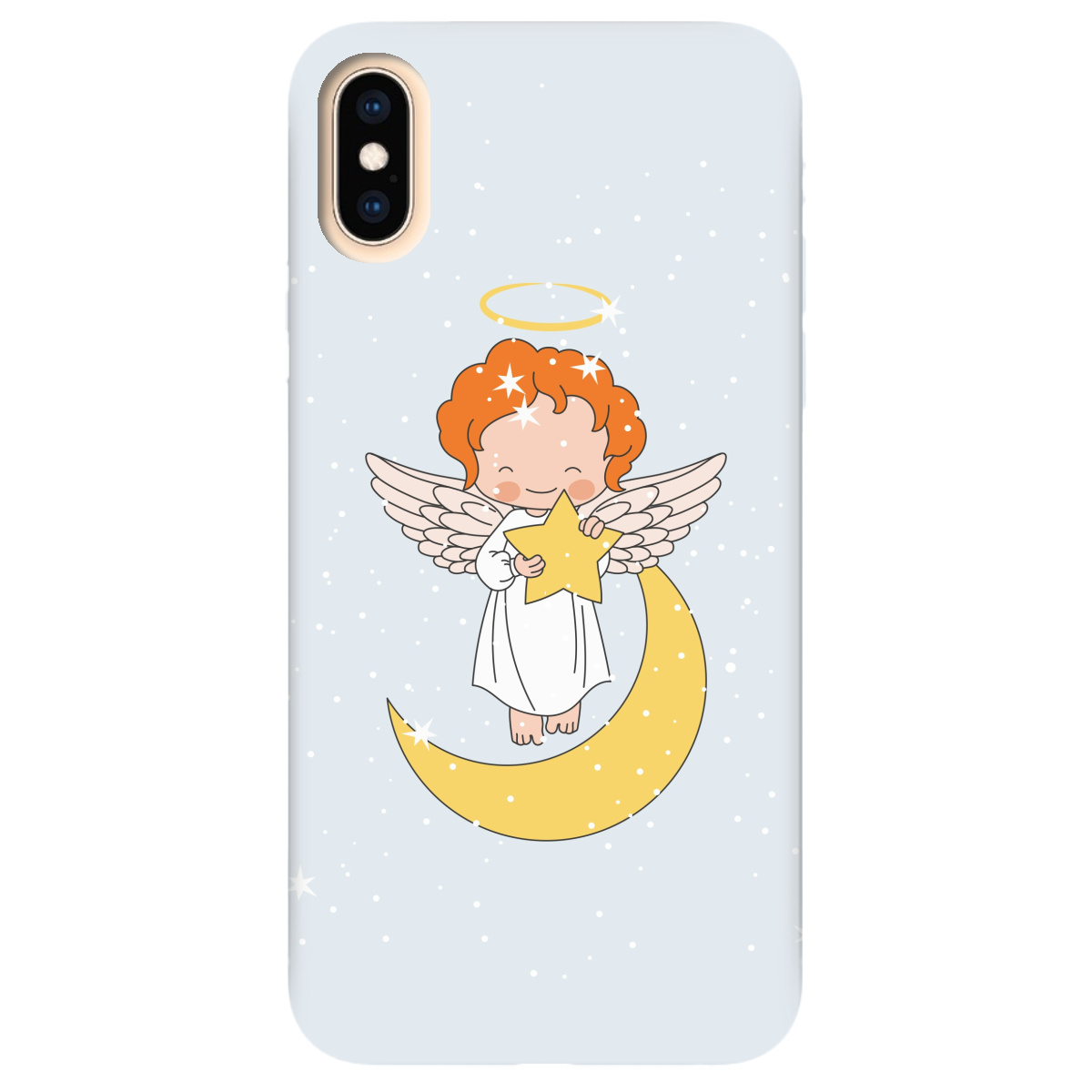 Чохол для Apple iPhone X Angel - фото 1 - Чохли для телефонів