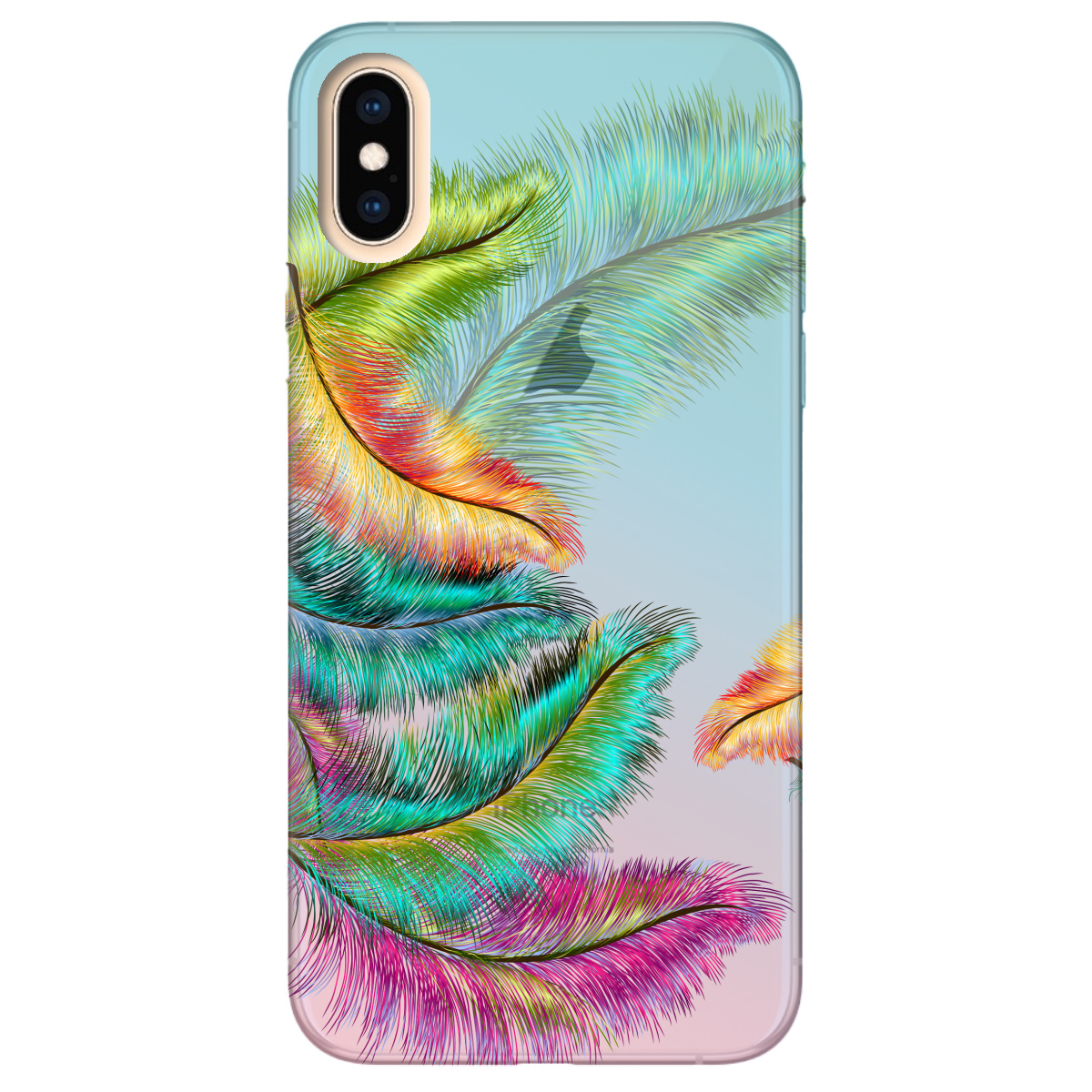 Чохол для Apple iPhone X Пух - фото 1 - Чохли для телефонів