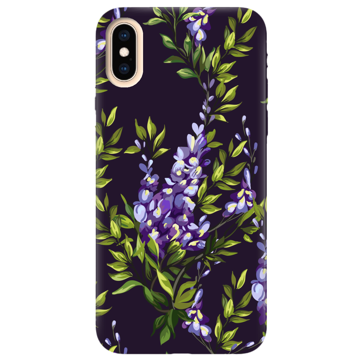 Чохол для Apple iPhone X Violet - фото 1 - Чохли для телефонів