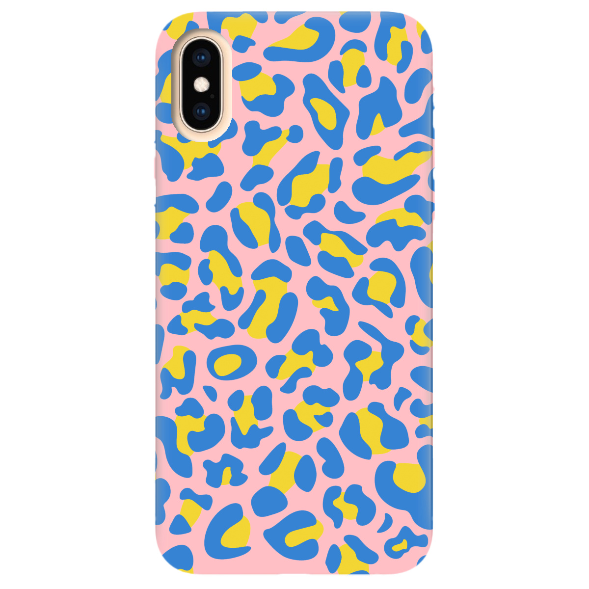 Чехол для Apple iPhone X нежно-розовый матовый soft touch LeopardUA - фото 1 - Чехлы для телефонов