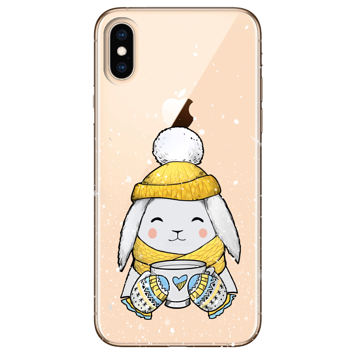 Чохол для Apple iPhone X Пухнастик - фото 1 Чохол для Apple iPhone X Пухнастик - фото 1 - Чохли для телефонів
