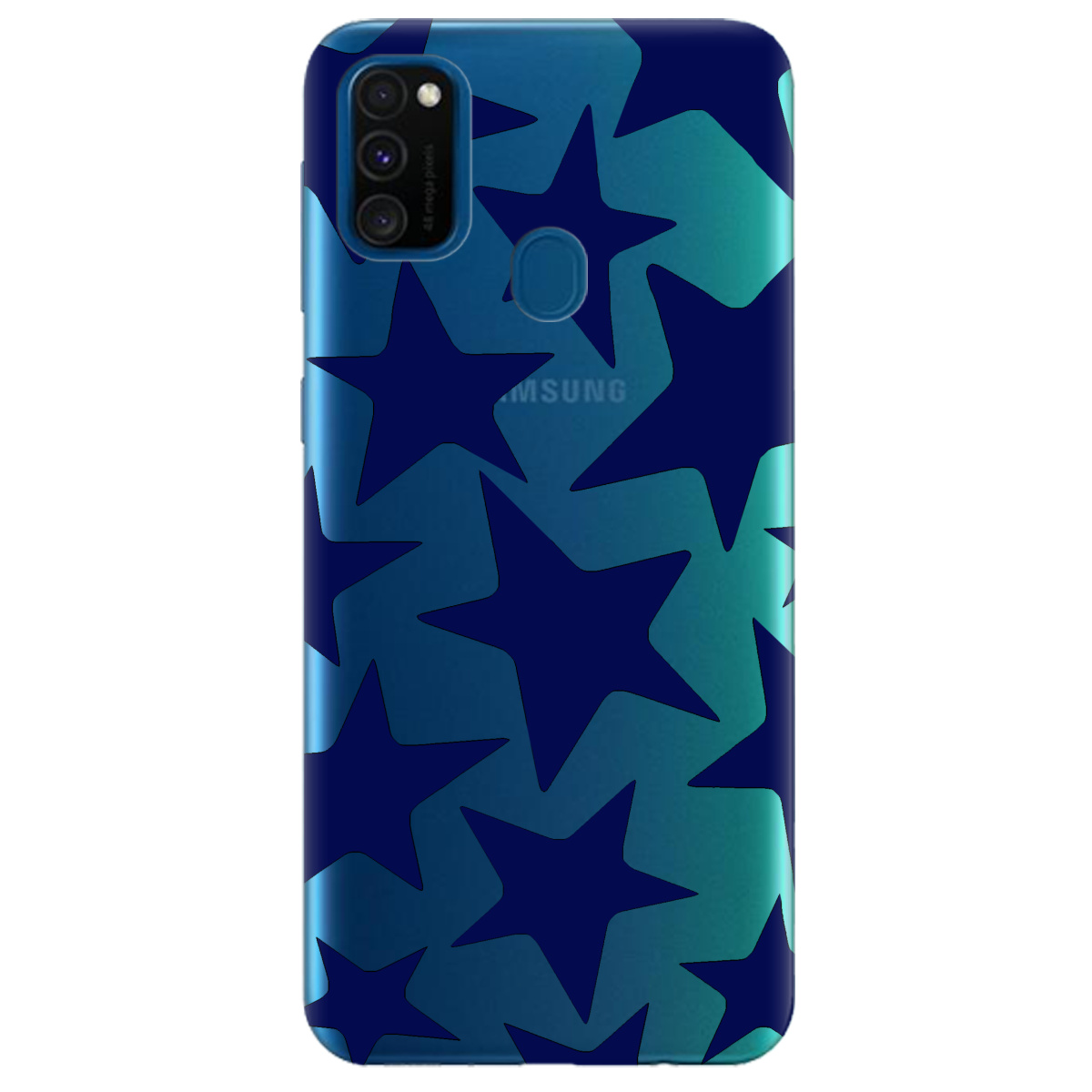 Чохол для Samsung Galaxy M21 Blue Star - фото 1 Чохол для Samsung Galaxy M21 Blue Star - фото 1 - Чохли для телефонів
