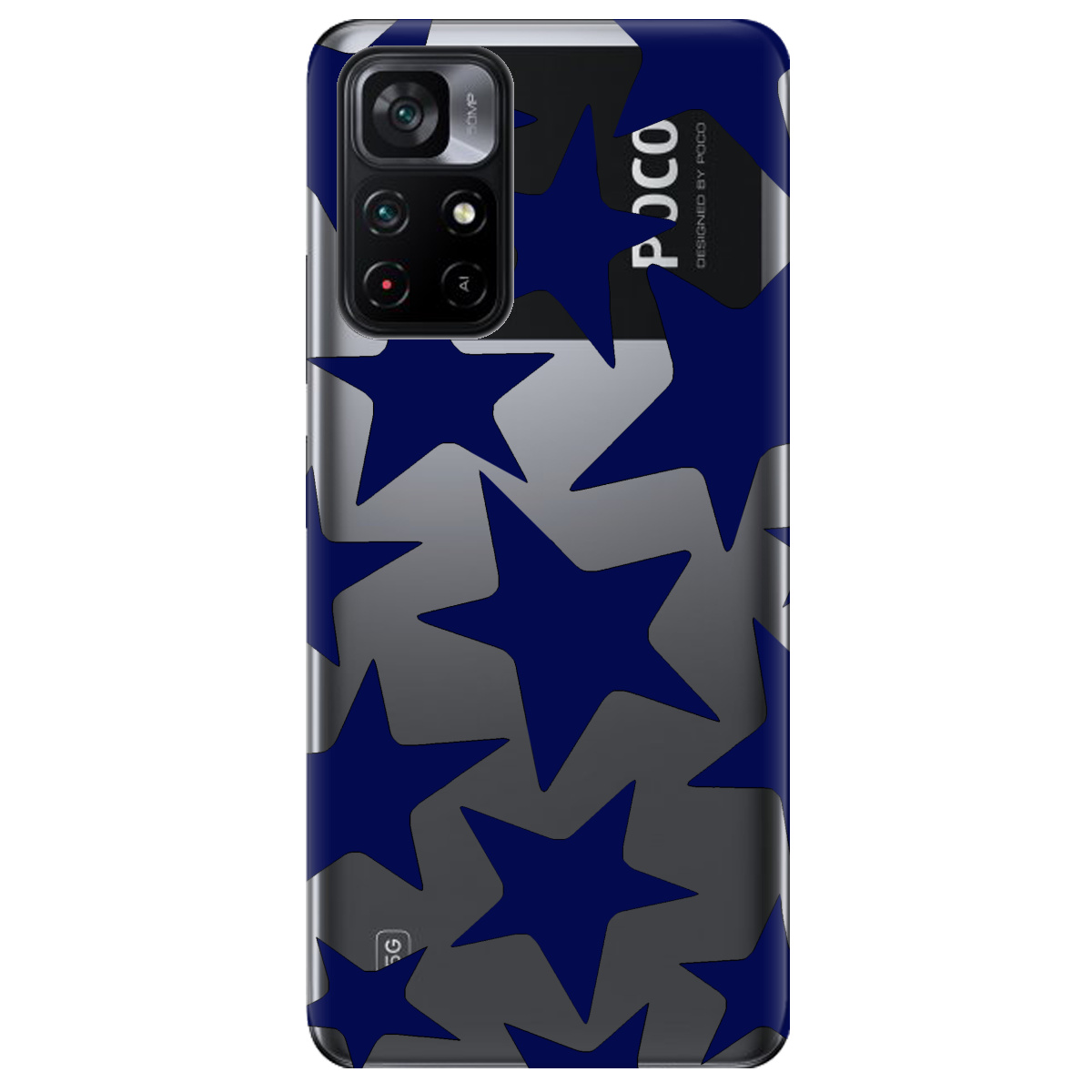 Чохол для Xiaomi Poco M4 Pro 5G Blue Star - фото 1 Чохол для Xiaomi Poco M4 Pro 5G Blue Star - фото 1 - Чохли для телефонів