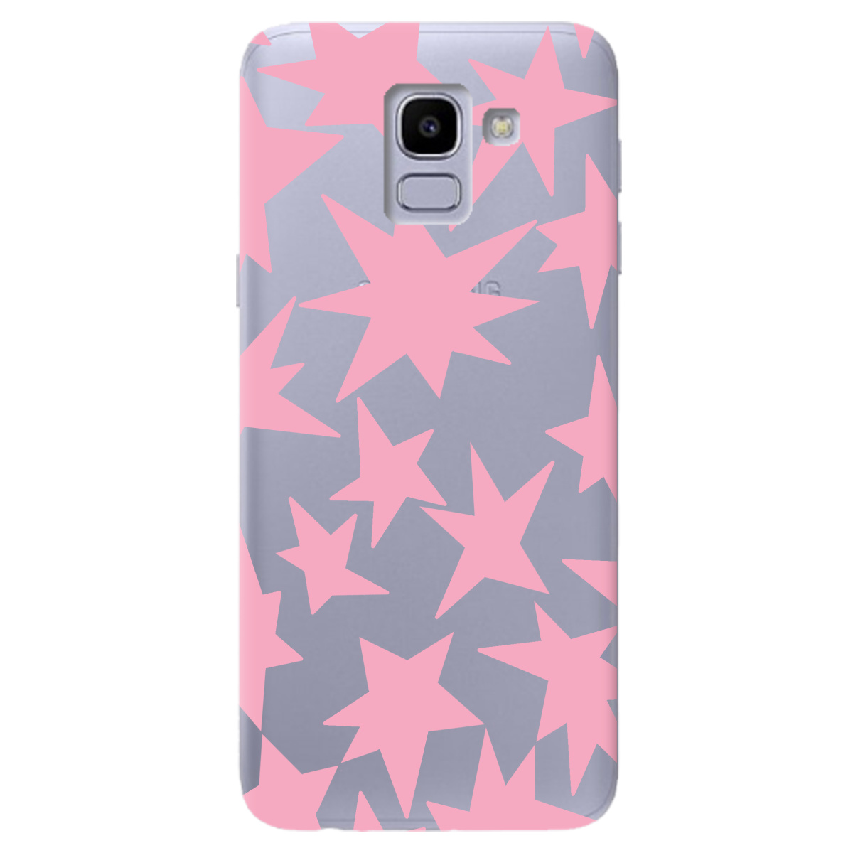 Чехол для Samsung Galaxy J6 2018 Pink Star - фото 1 - Чехлы для телефонов
