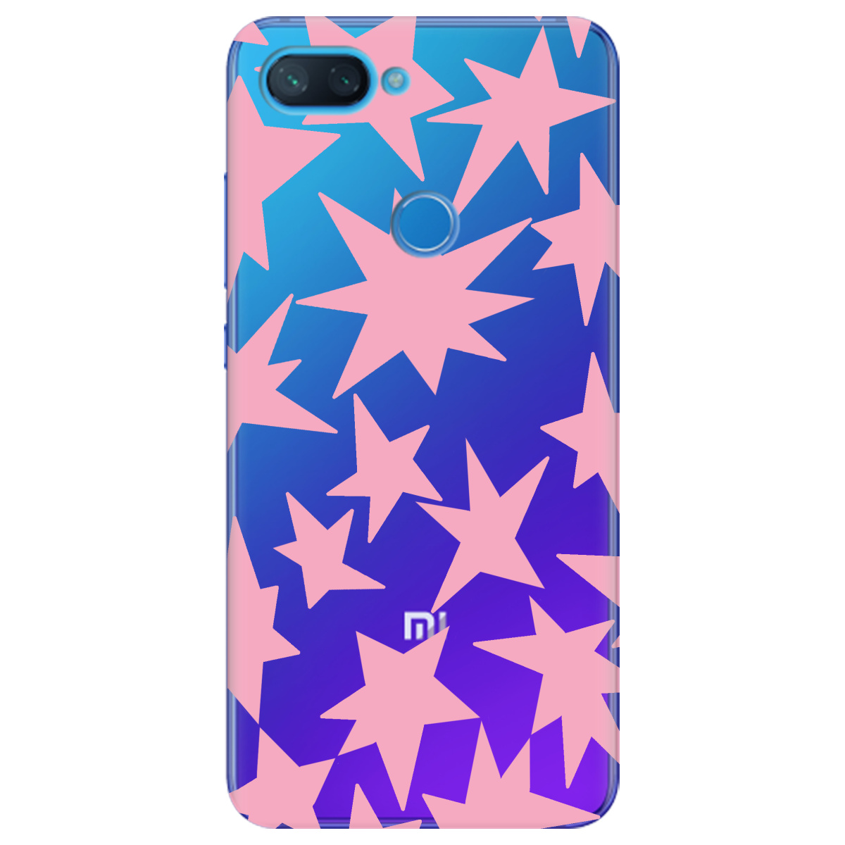 Чохол для Xiaomi Mi 8 Lite Pink Star - фото 1 - Чохли для телефонів