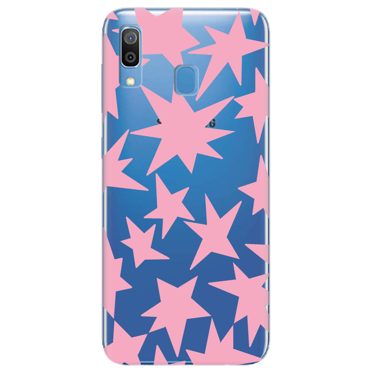 Чехол для Samsung Galaxy A30 Pink Star - фото 1 - Чехлы для телефонов