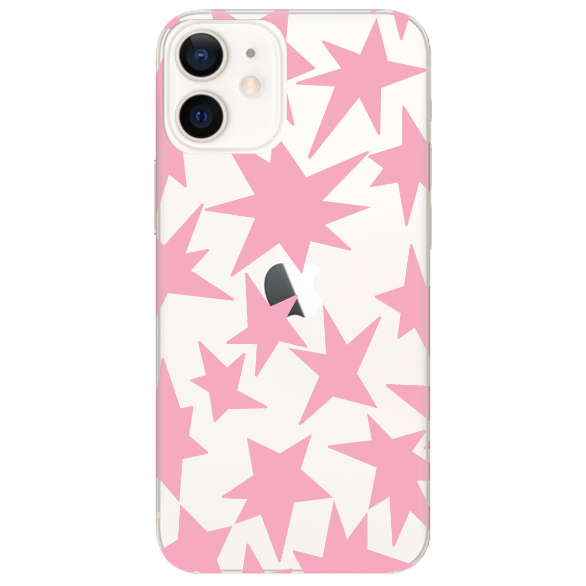 Чехол для Apple iPhone 12 Pink Star - фото 1 Чехол для Apple iPhone 12 Pink Star - фото 1 - Чехлы для телефонов