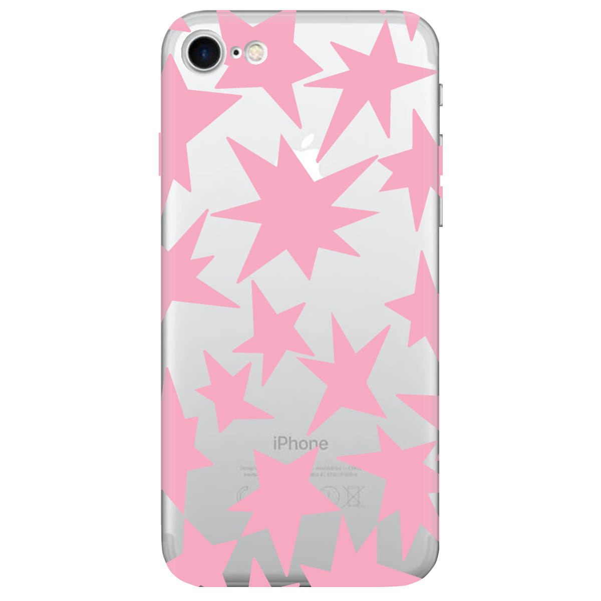Чехол для Apple iPhone SE 2020 Pink Star - фото 1 Чехол для Apple iPhone SE 2020 Pink Star - фото 1 - Чехлы для телефонов