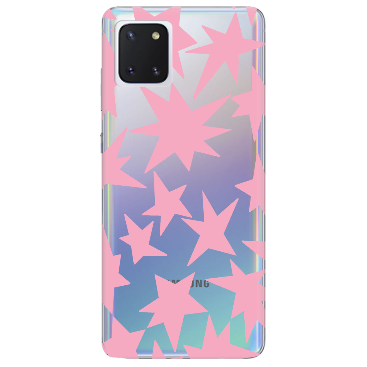 Чохол для Samsung Galaxy Note 10 Lite Pink Star - фото 1 Чохол для Samsung Galaxy Note 10 Lite Pink Star - фото 1 - Чохли для телефонів