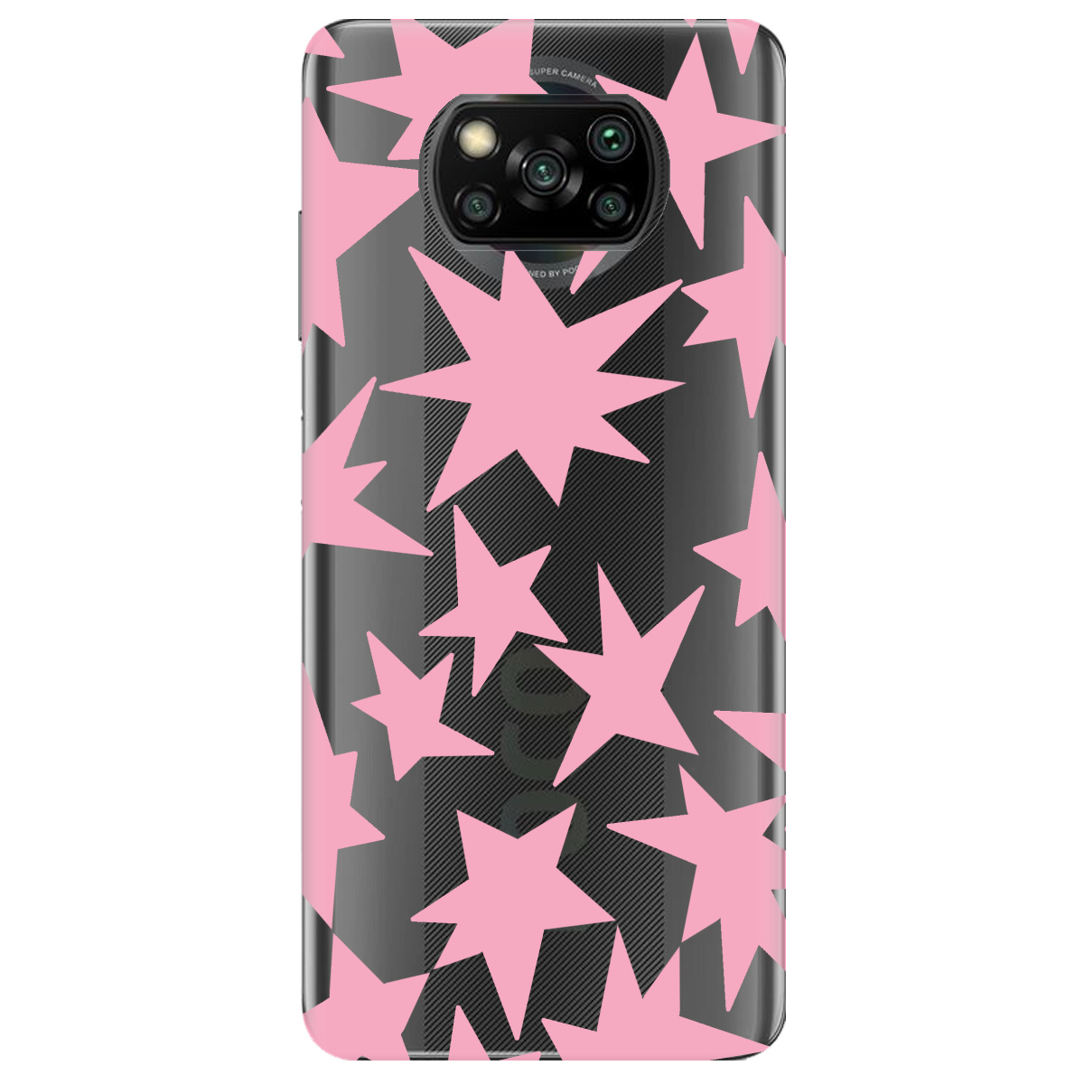 Чехол для Xiaomi Poco X3 Pink Star - фото 1 - Чехлы для телефонов