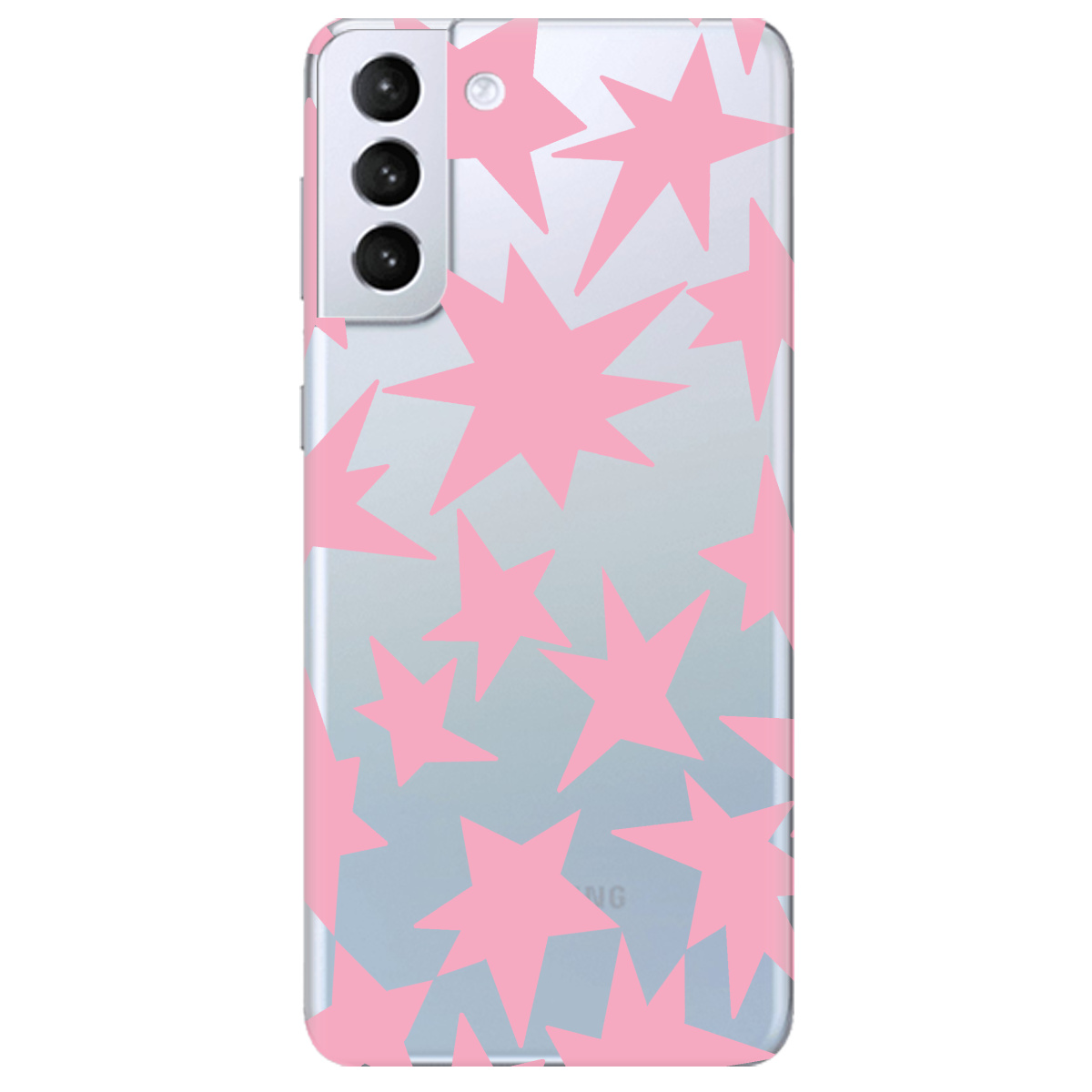 Чехол для Samsung Galaxy S21 Pink Star - фото 1 Чехол для Samsung Galaxy S21 Pink Star - фото 1 - Чехлы для телефонов