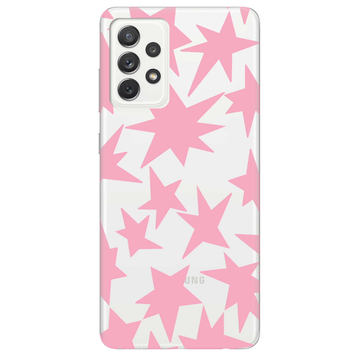 Чехол для Samsung Galaxy A72 Pink Star - фото 1 - Чехлы для телефонов