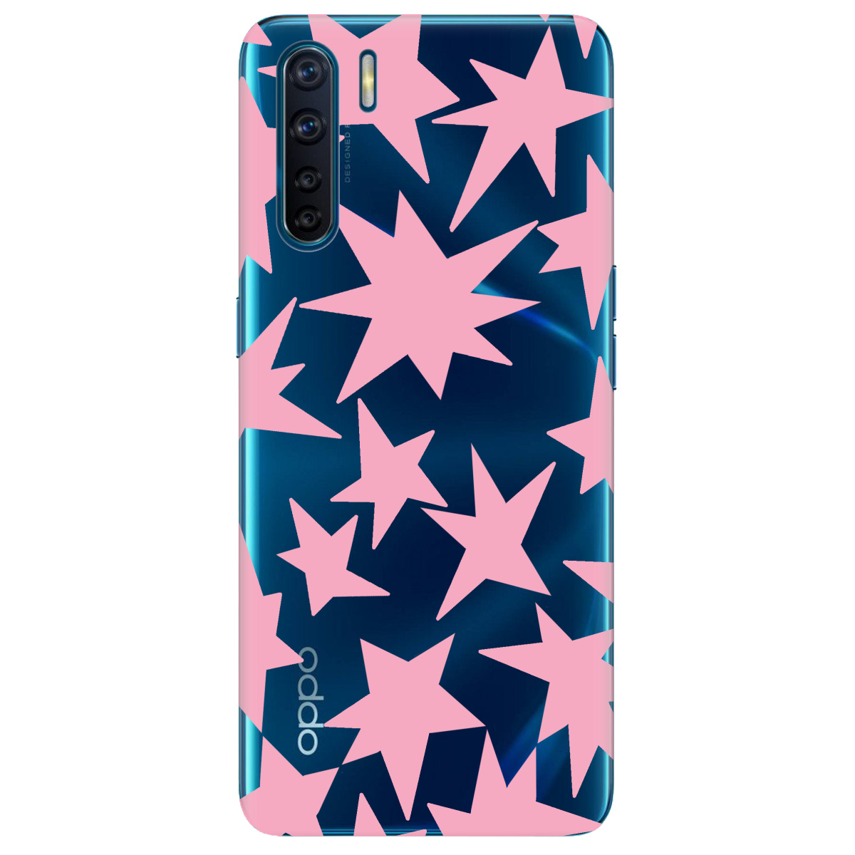 Чохол для Oppo Reno 3 Pink Star - фото 1 Чохол для Oppo Reno 3 Pink Star - фото 1 - Чохли для телефонів