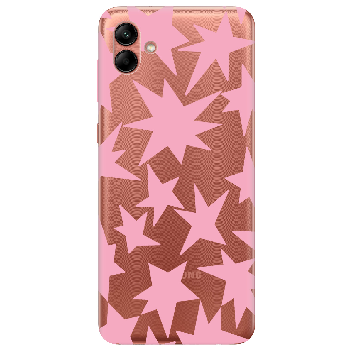 Чехол для Samsung Galaxy A04 Pink Star - фото 1 Чехол для Samsung Galaxy A04 Pink Star - фото 1 - Чехлы для телефонов