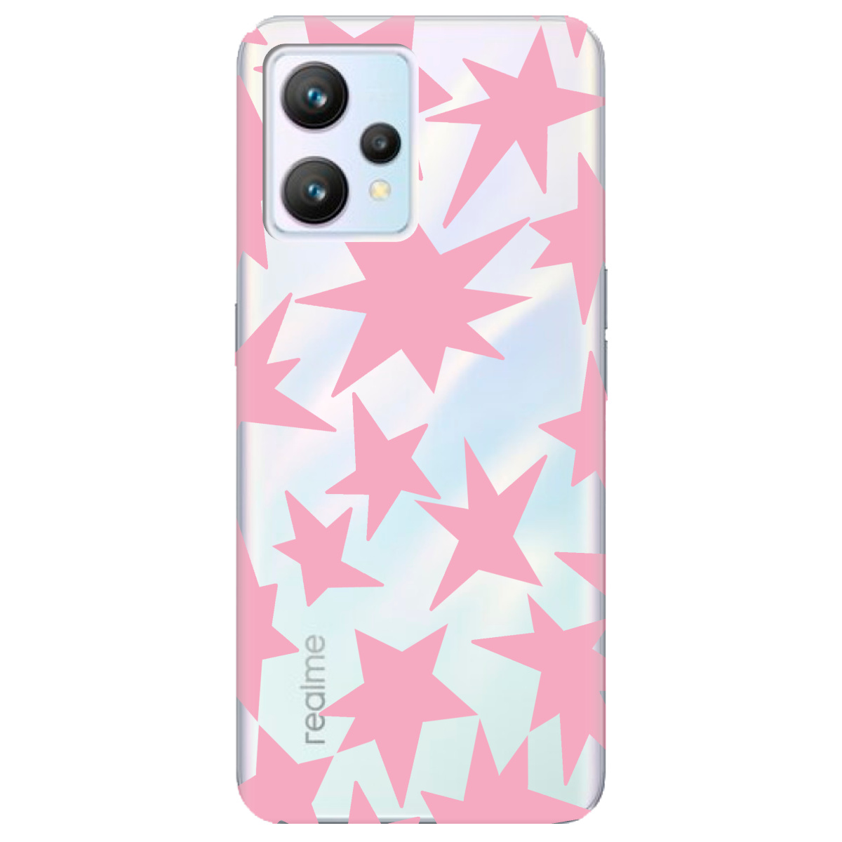 Чехол для Realme 9 Pink Star - фото 1 - Чехлы для телефонов