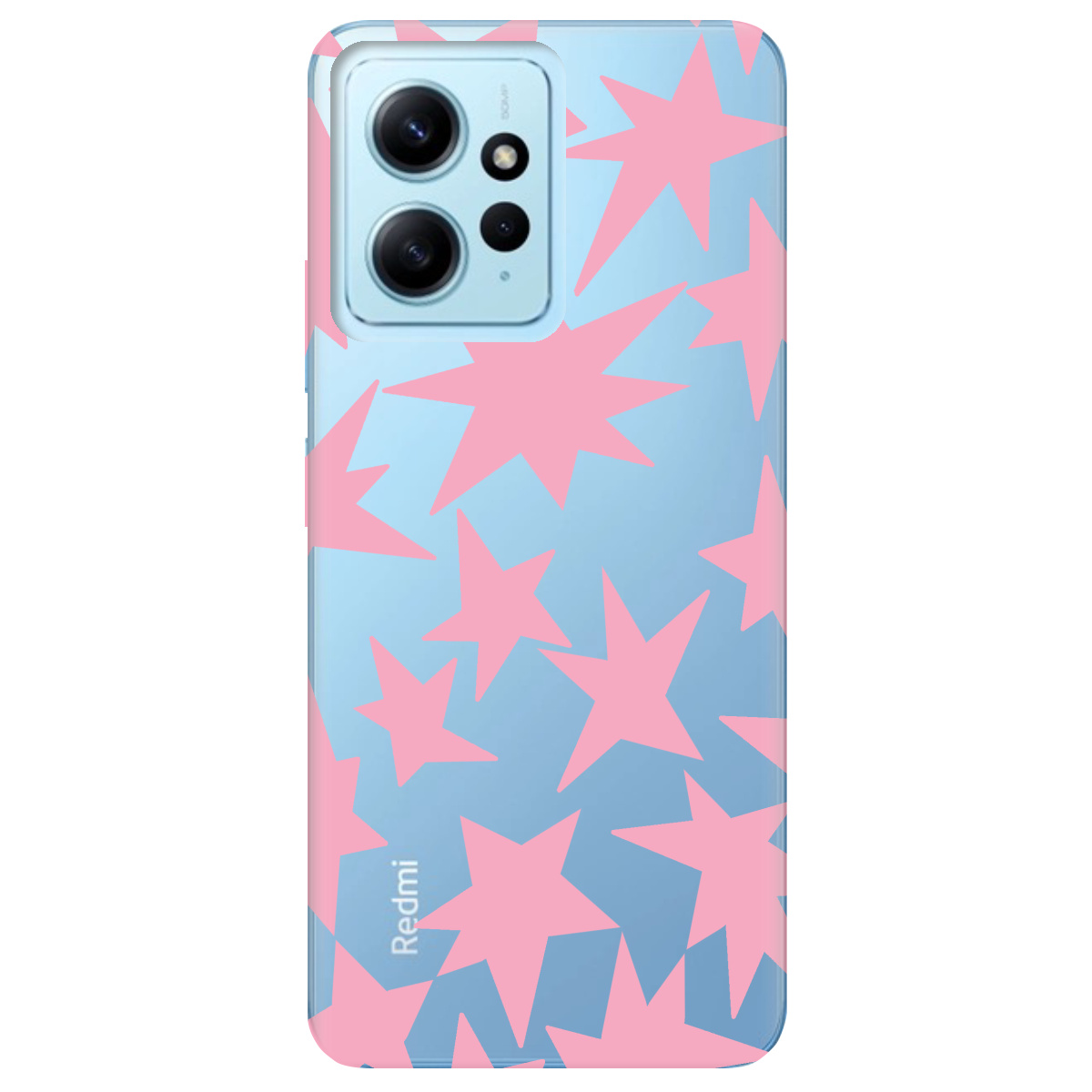Чехол для Xiaomi Redmi Note 12 4G Pink Star - фото 1 Чехол для Xiaomi Redmi Note 12 4G Pink Star - фото 1 - Чехлы для телефонов
