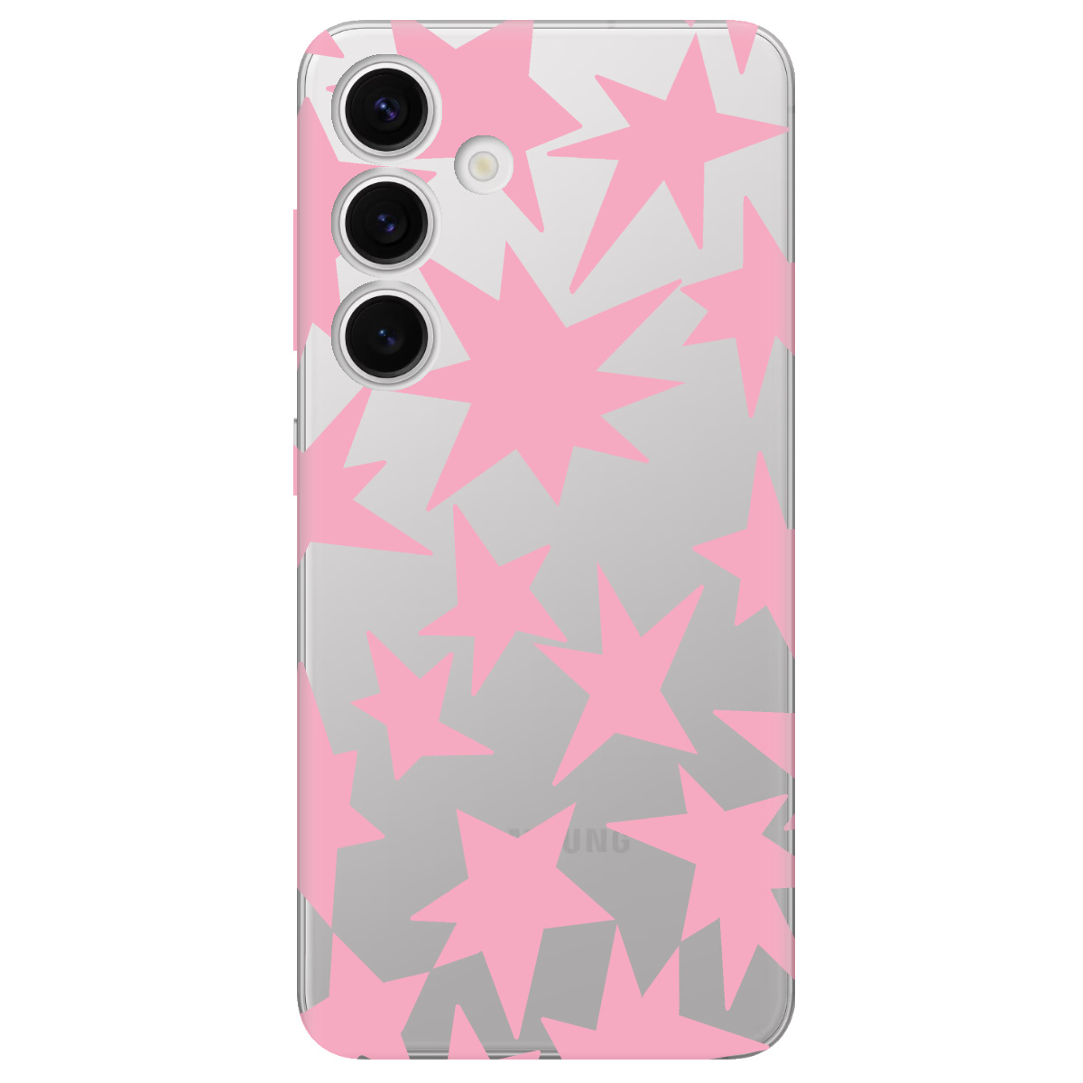 Чехол для Samsung Galaxy S24 Pink Star - фото 1 - Чехлы для телефонов