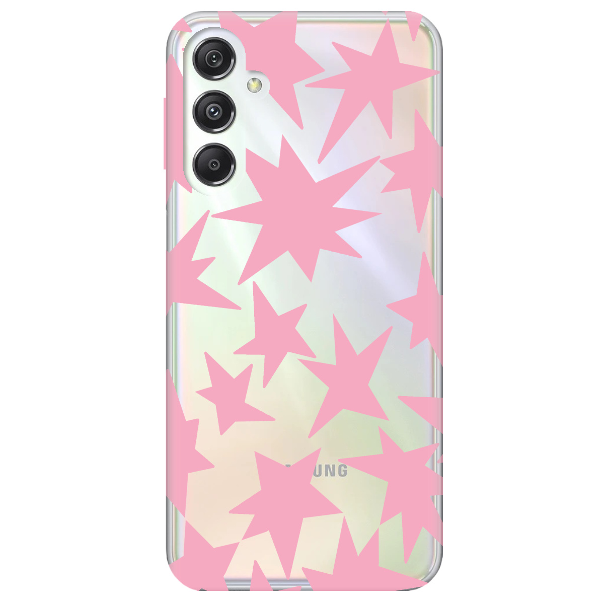 Чехол для Samsung Galaxy M34 5G Pink Star - фото 1 - Чехлы для телефонов