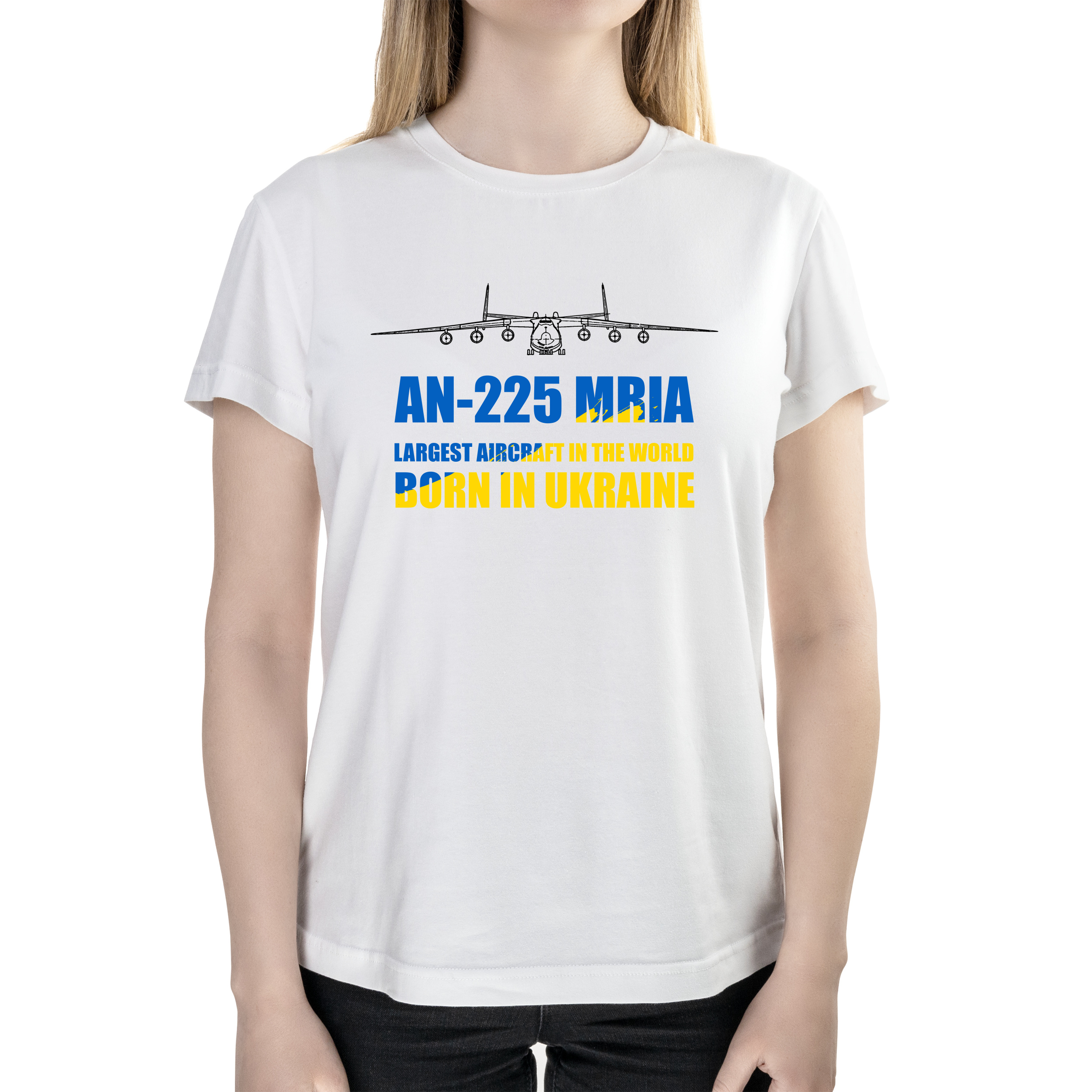 Футболка женская полуприталённая белая хлопок/эластан А4 размера Mria L - фото 1 - Футболки