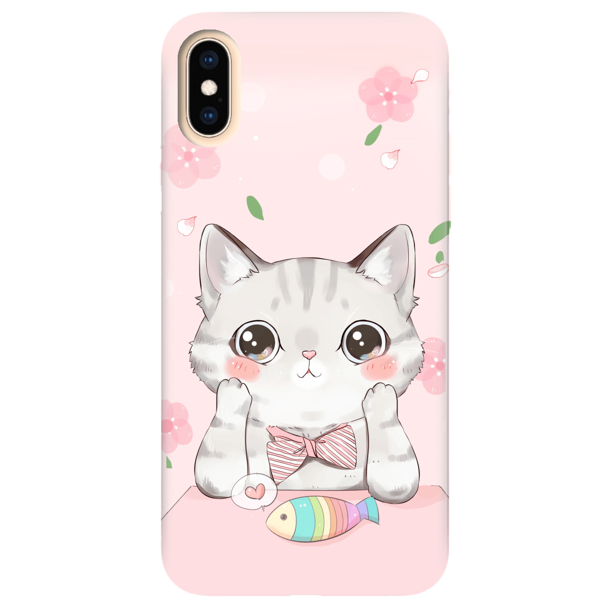 Чехол для Apple iPhone X Kitty Cat - фото 1 - Чехлы для телефонов