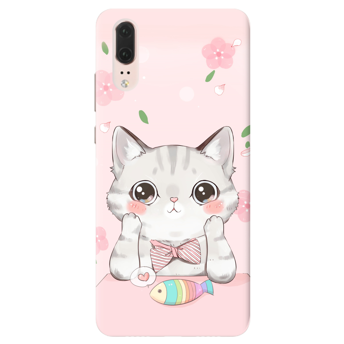 Чохол для Huawei P20 Kitty Cat - фото 1 - Чохли для телефонів