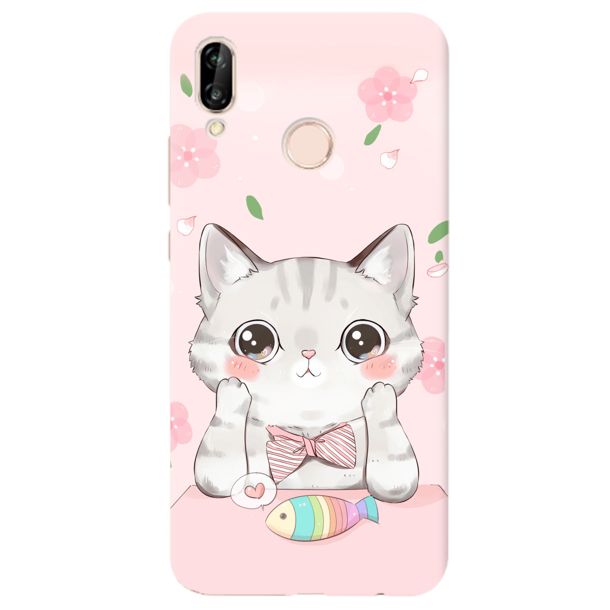 Чехол для Huawei P20 Lite Kitty Cat - фото 1 Чехол для Huawei P20 Lite Kitty Cat - фото 1 - Чехлы для телефонов