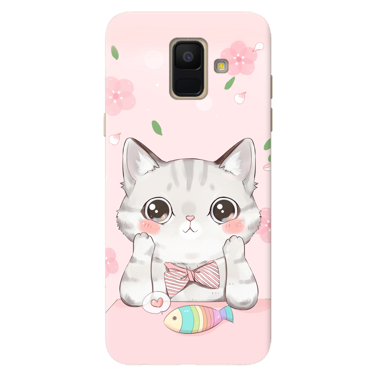 Чехол для Samsung Galaxy A6 2018 Kitty Cat - фото 1 Чехол для Samsung Galaxy A6 2018 Kitty Cat - фото 1 - Чехлы для телефонов