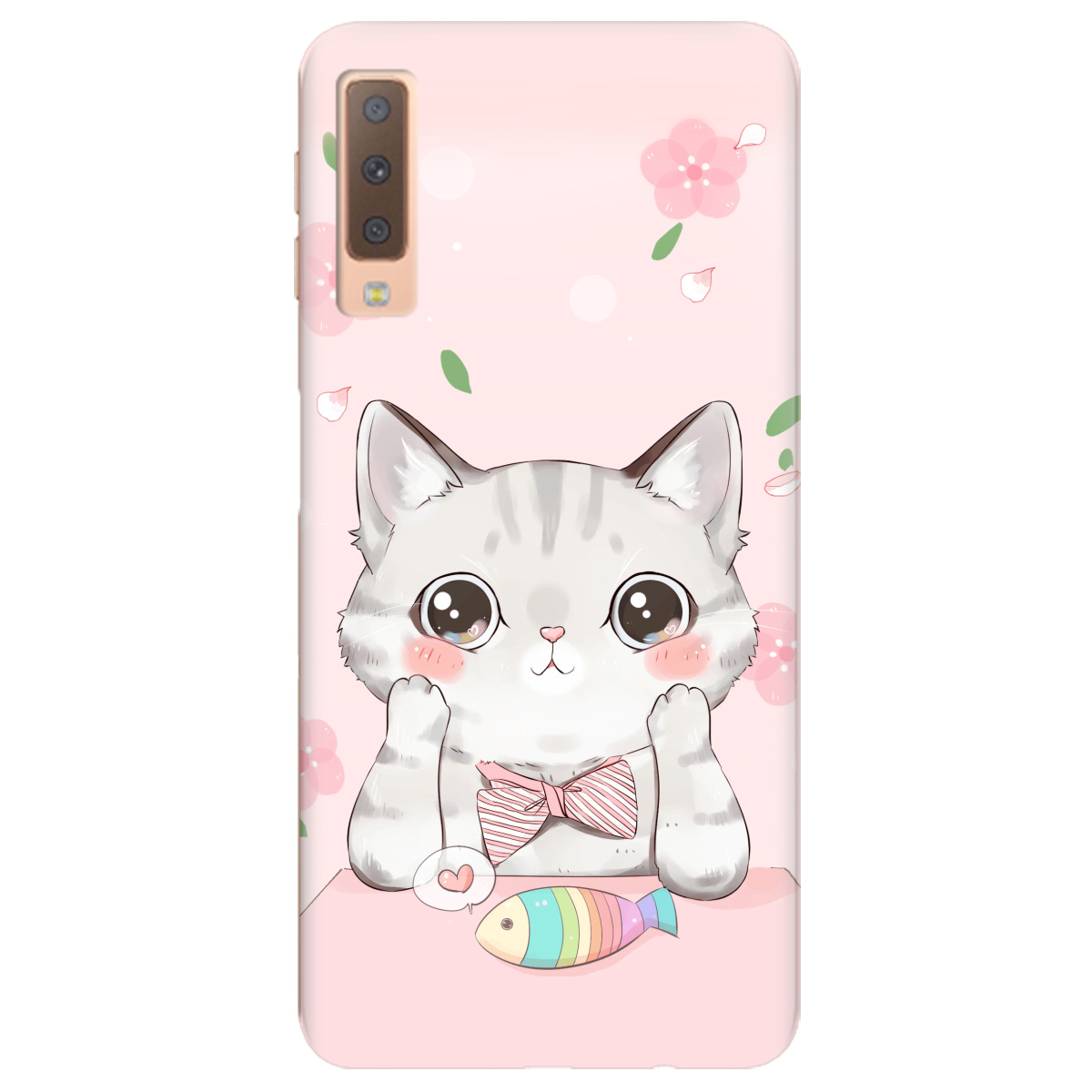Чехол для Samsung Galaxy A7 2018 Kitty Cat - фото 1 - Чехлы для телефонов