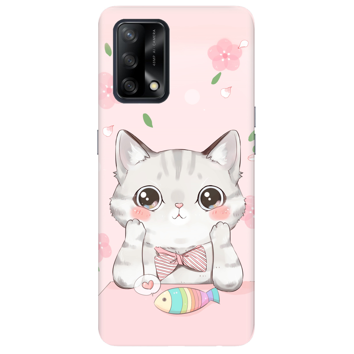 Чехол для Oppo A74 4G Kitty Cat - фото 1 - Чехлы для телефонов