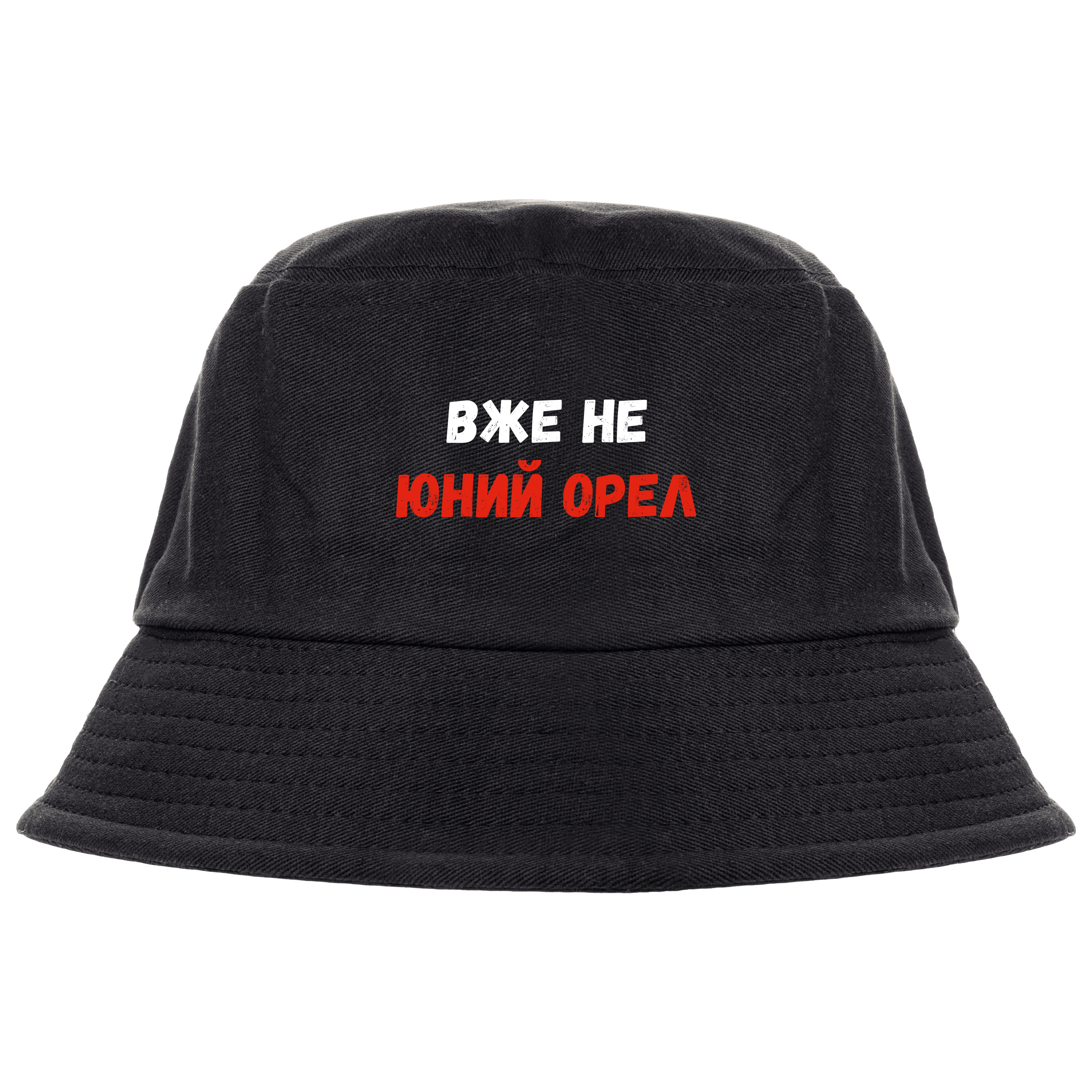 Панама унисекс черная Юний Орел - фото 1 - Кепки, панамы
