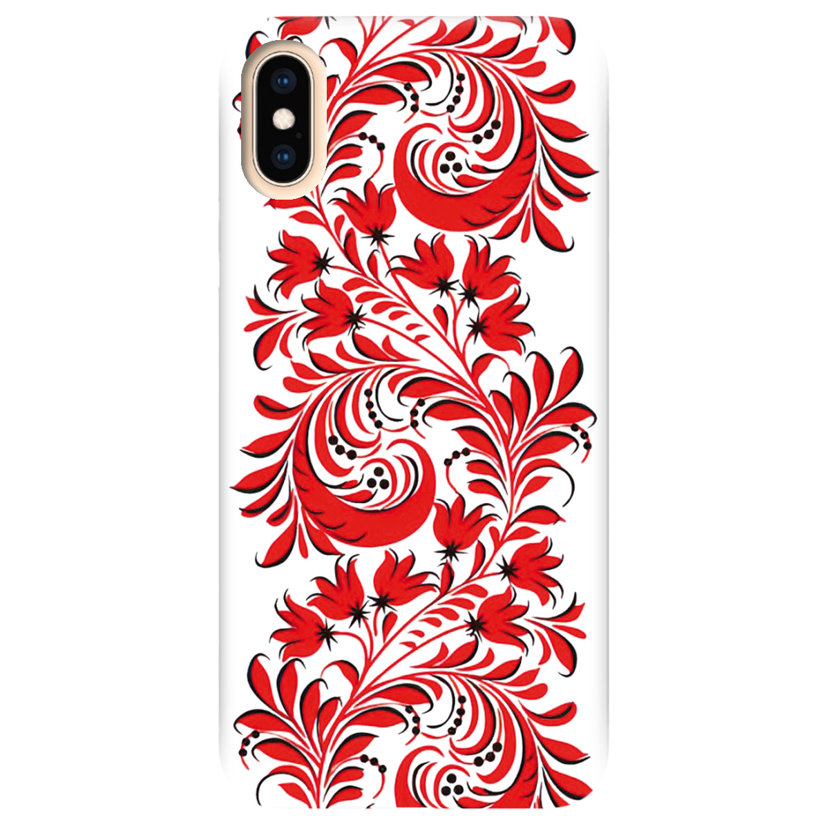 Чехол для Apple iPhone X Love Ukraine ornament - фото 1 - Чехлы для телефонов