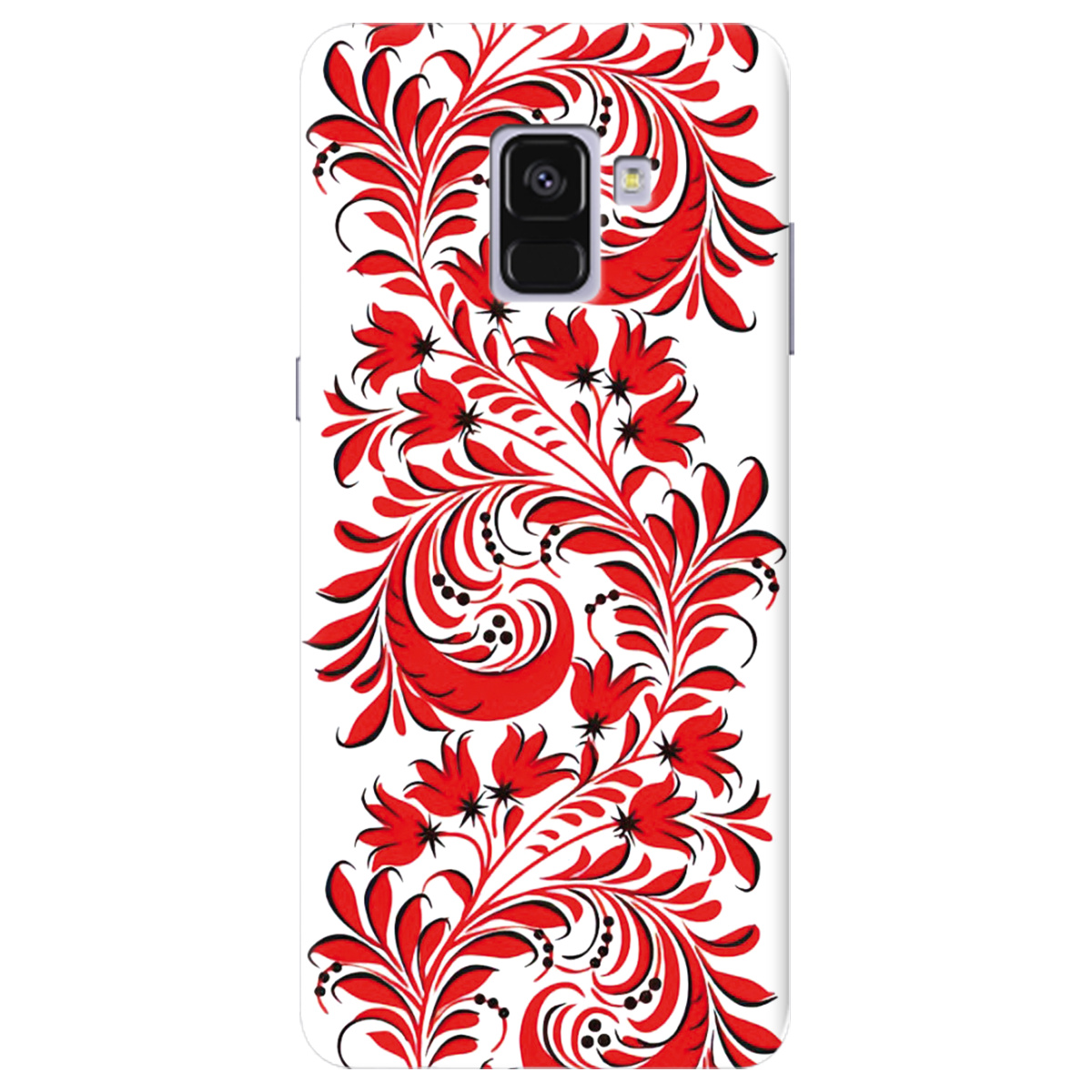 Чехол для Samsung Galaxy A8 Plus 2018 Love Ukraine ornament - фото 1 - Чехлы для телефонов