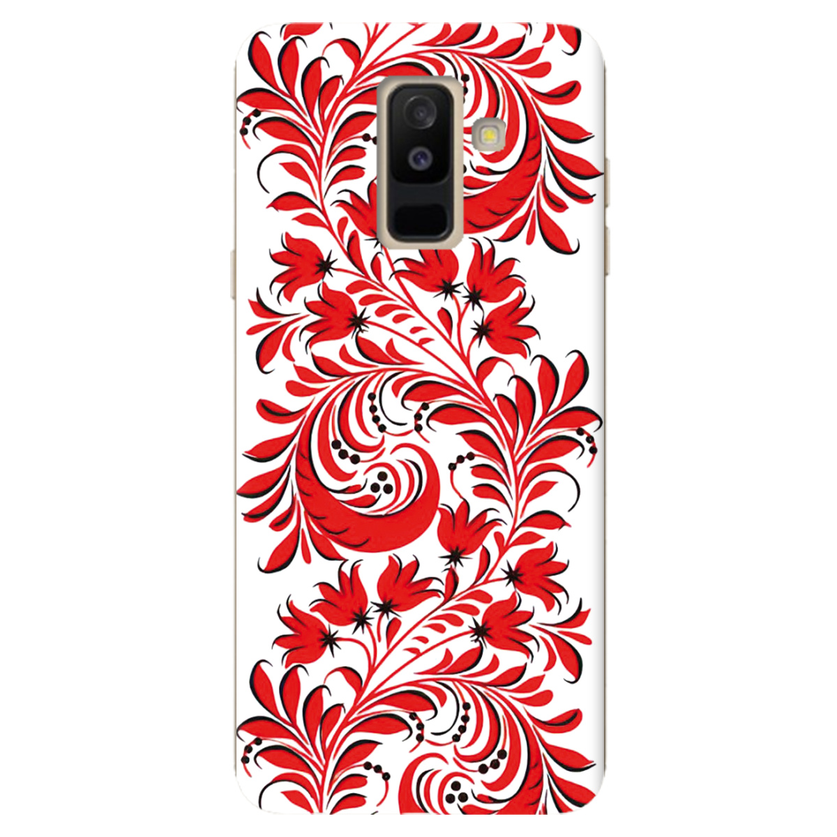 Чохол для Samsung Galaxy A6 Plus 2018 Love Ukraine ornament - фото 1 - Чохли для телефонів