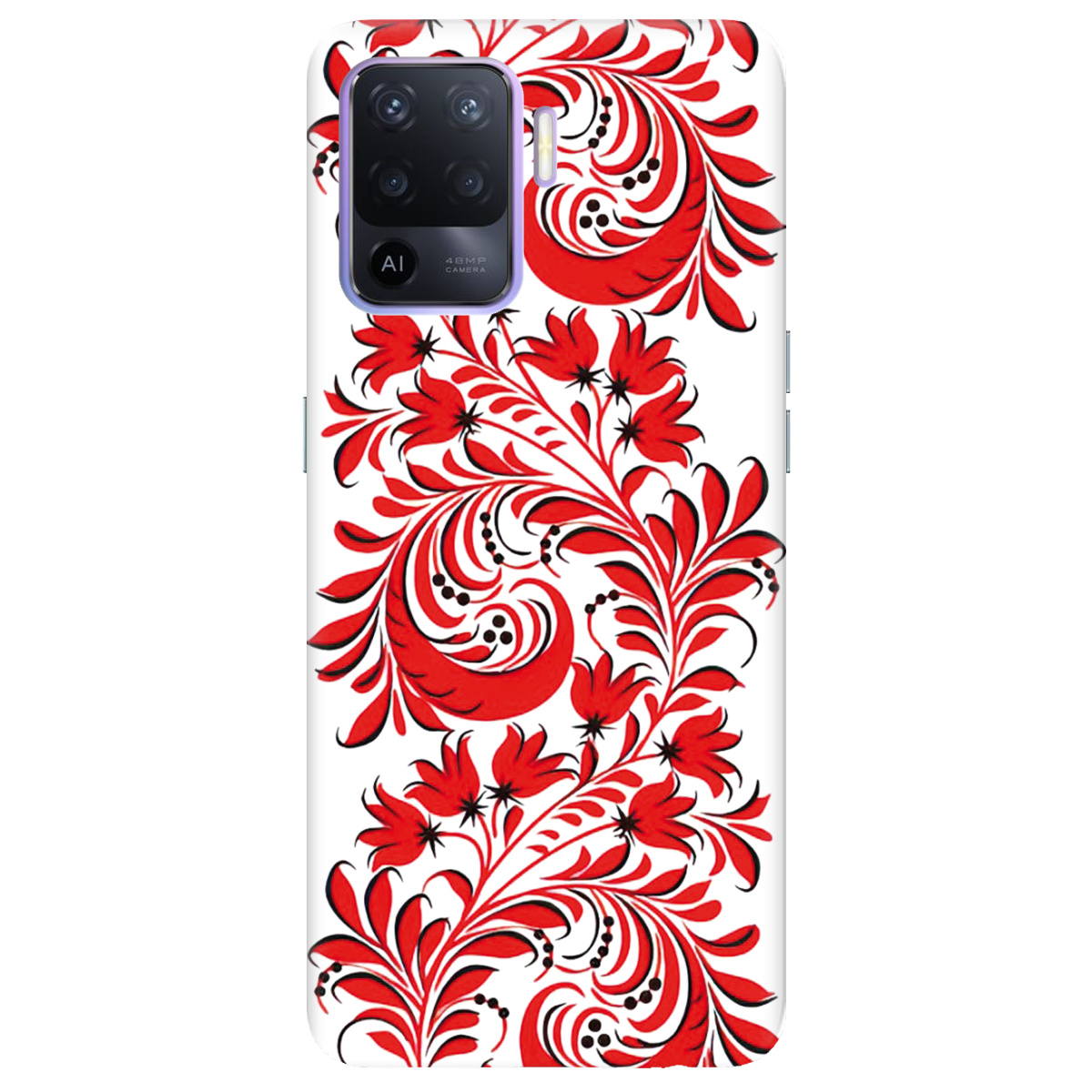 Чохол для Oppo Reno 5 Lite Love Ukraine ornament - фото 1 - Чохли для телефонів