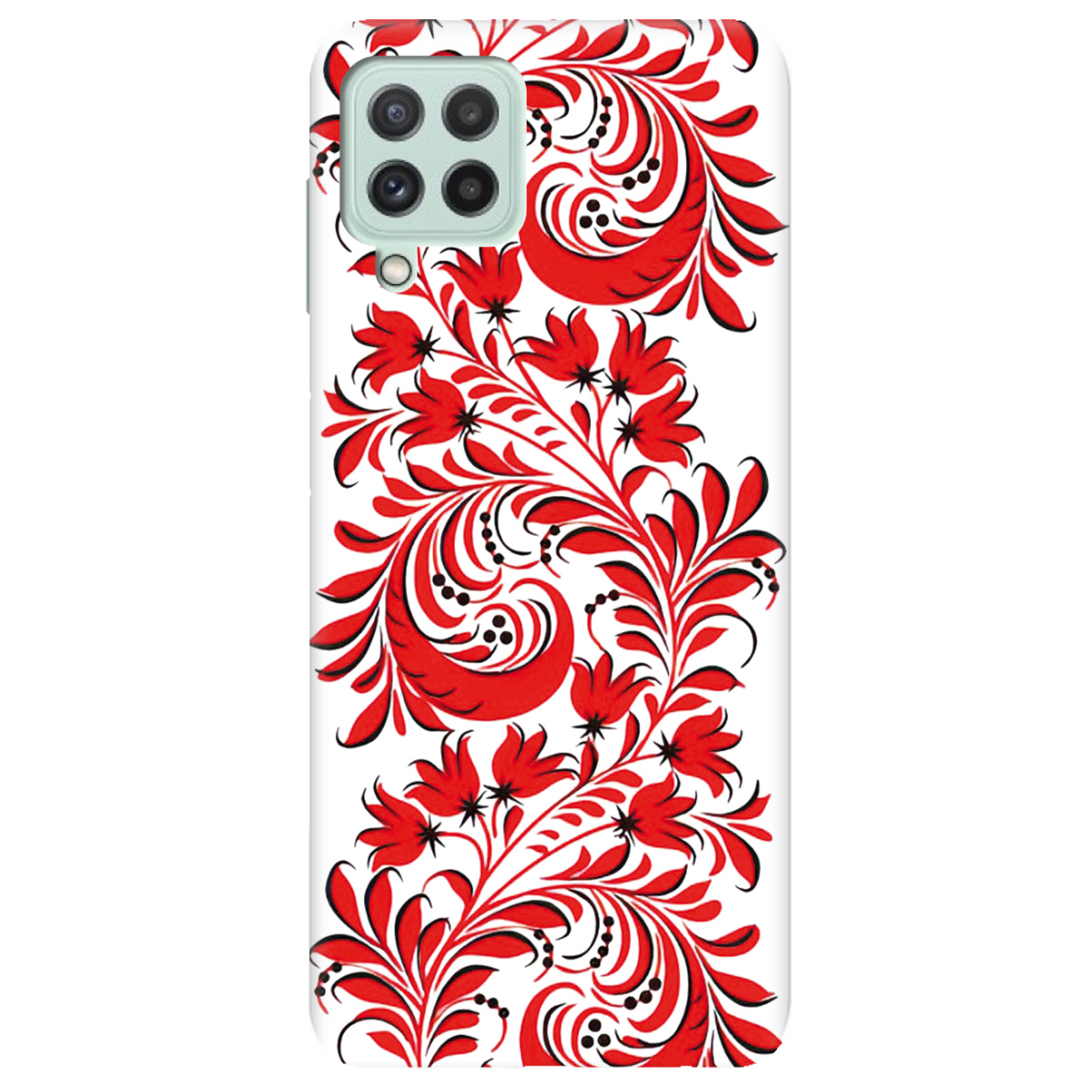 Чохол для Samsung Galaxy M32 Love Ukraine ornament - фото 1 Чохол для Samsung Galaxy M32 Love Ukraine ornament - фото 1 - Чохли для телефонів