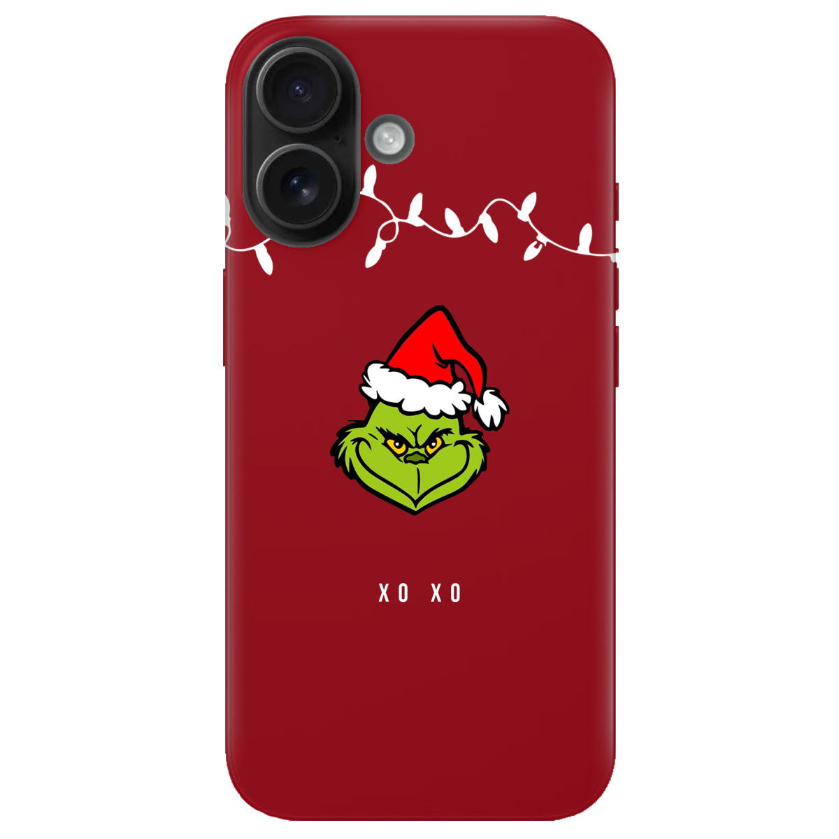 Чохол для Apple iPhone 16 Grinch xo xo - фото 1 - Чохли для телефонів