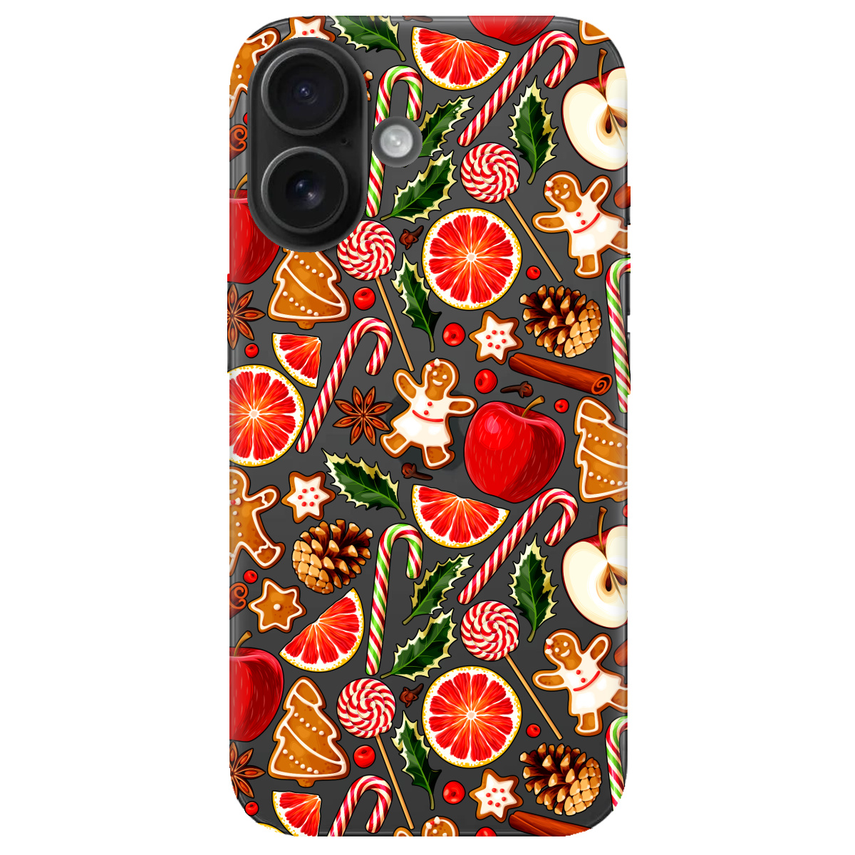 Чехол для Apple iPhone 16 Christmas spices - фото 1 Чехол для Apple iPhone 16 Christmas spices - фото 1 - Чехлы для телефонов
