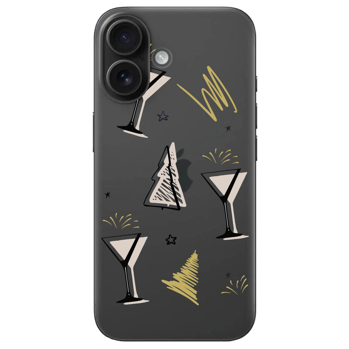 Чехол для Apple iPhone 16 Hello New Year - фото 1 Чехол для Apple iPhone 16 Hello New Year - фото 1 - Чехлы для телефонов