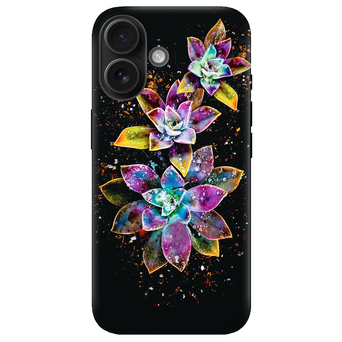 Чохол для Apple iPhone 16 Plus Magical flowers - фото 1 Чохол для Apple iPhone 16 Plus Magical flowers - фото 1 - Чохли для телефонів