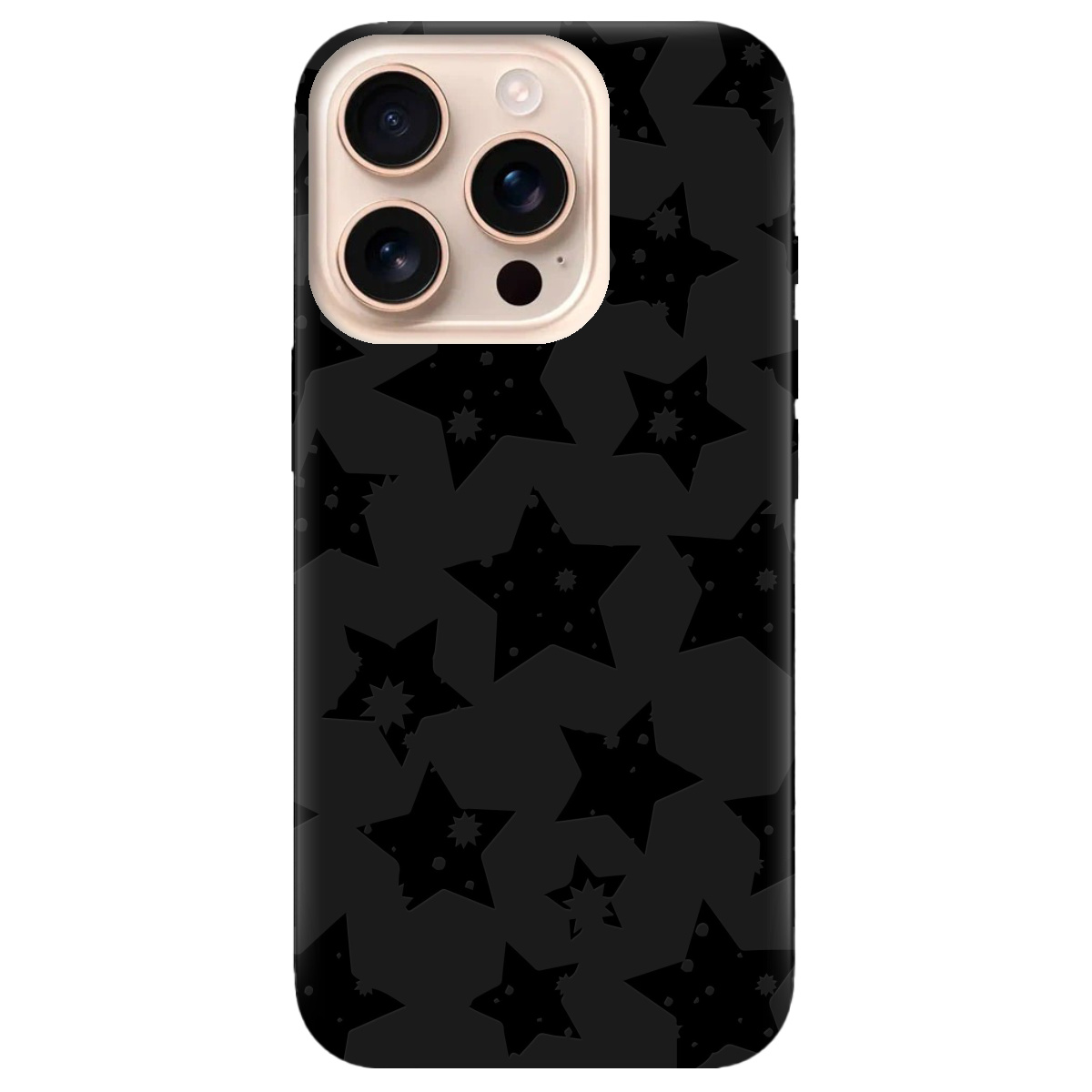 Чохол для Apple iPhone 16 Pro чорний матовий soft touch Black Star - фото 1 - Чохли для телефонів