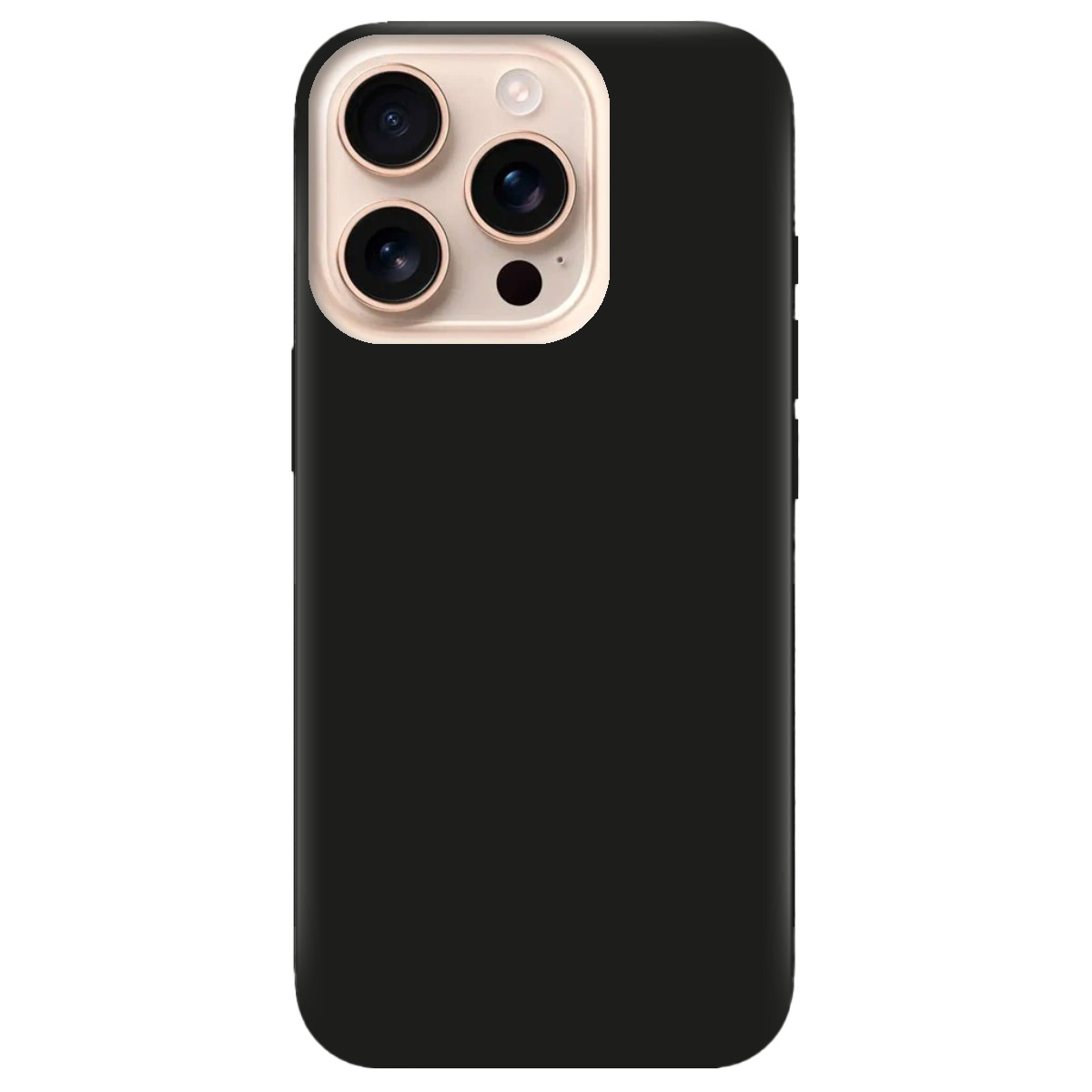 Чехол для Apple iPhone 16 Pro черный матовый soft touch - фото 1 Чехол для Apple iPhone 16 Pro черный матовый soft touch - фото 1 - Чехлы для телефонов