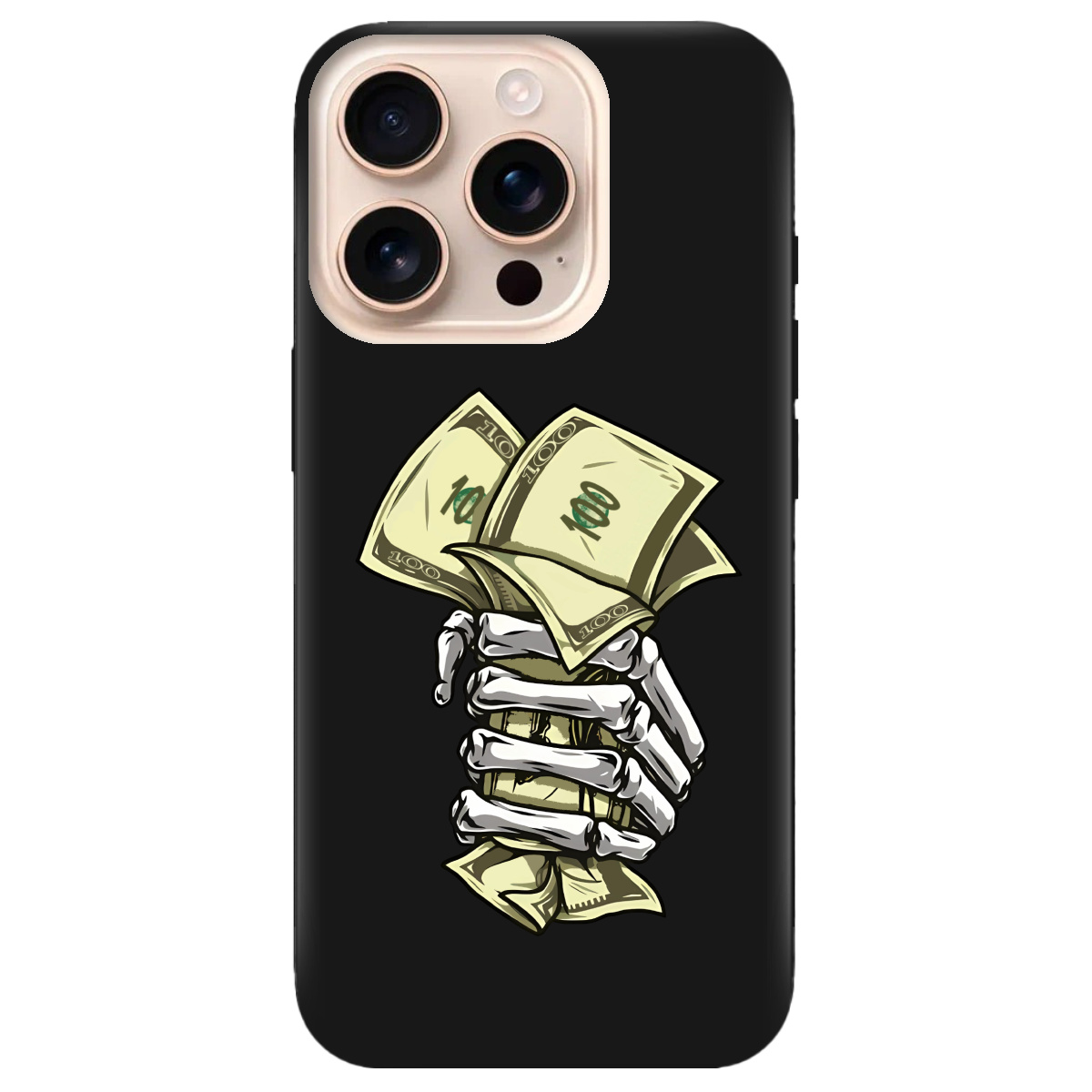 Чехол для Apple iPhone 16 Pro черный матовый soft touch Загашник - фото 1 - Чехлы для телефонов