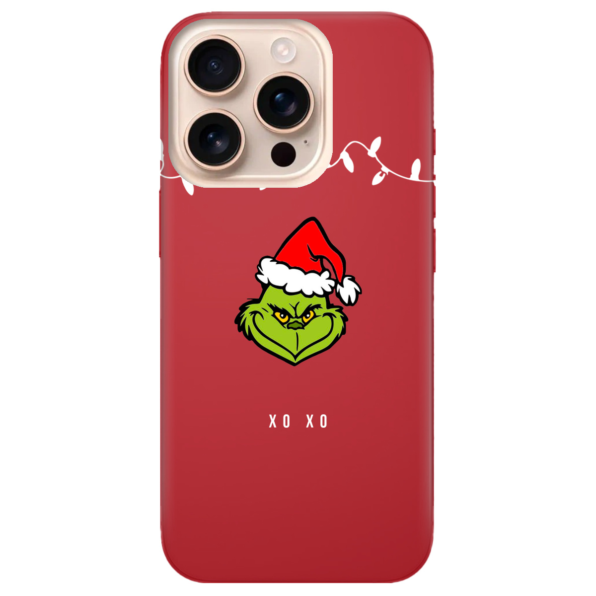 Чехол для Apple iPhone 16 Pro Max Grinch xo xo - фото 1 Чехол для Apple iPhone 16 Pro Max Grinch xo xo - фото 1 - Чехлы для телефонов