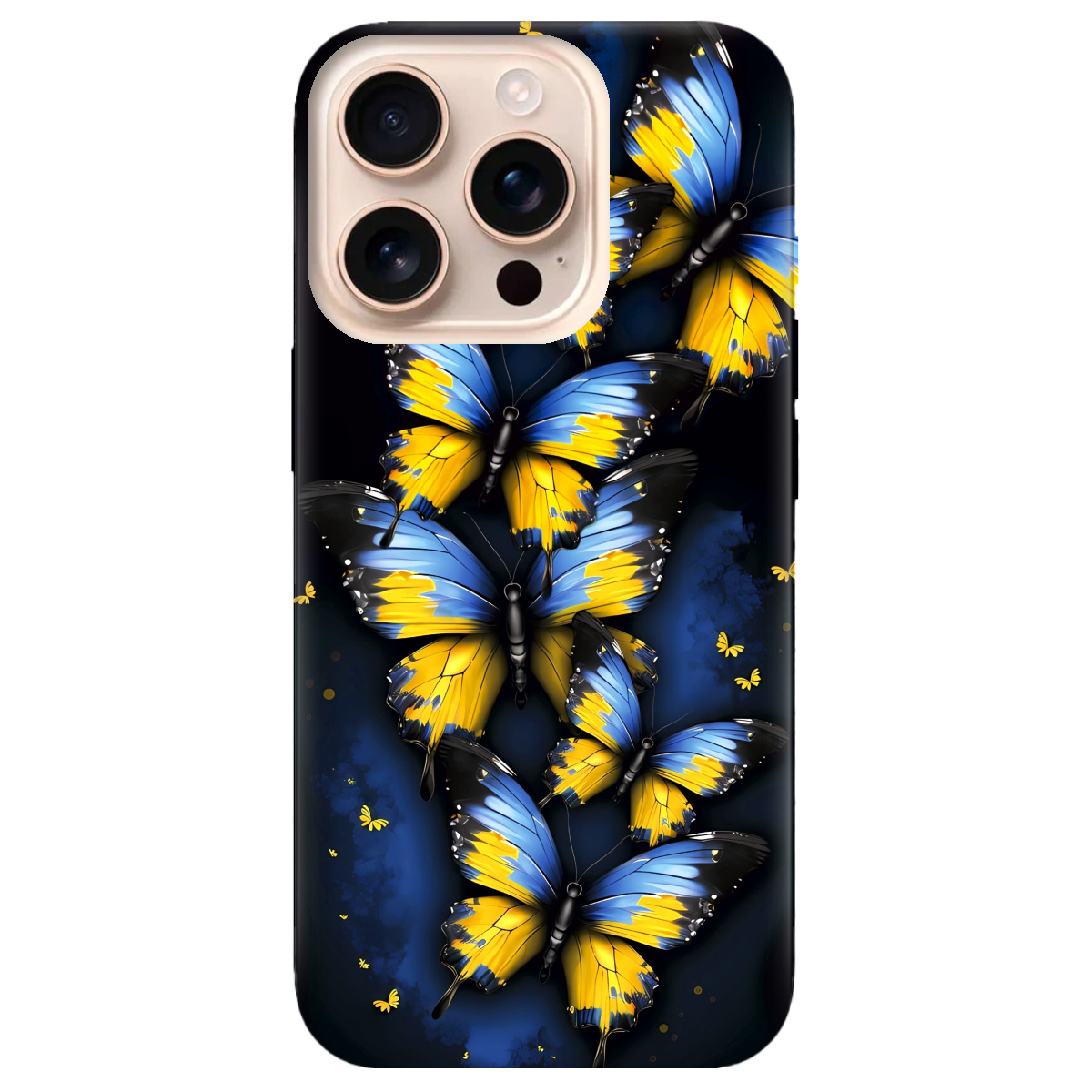 Чохол для Apple iPhone 16 Pro Max Метелики - фото 1 Чохол для Apple iPhone 16 Pro Max Метелики - фото 1 - Чохли для телефонів