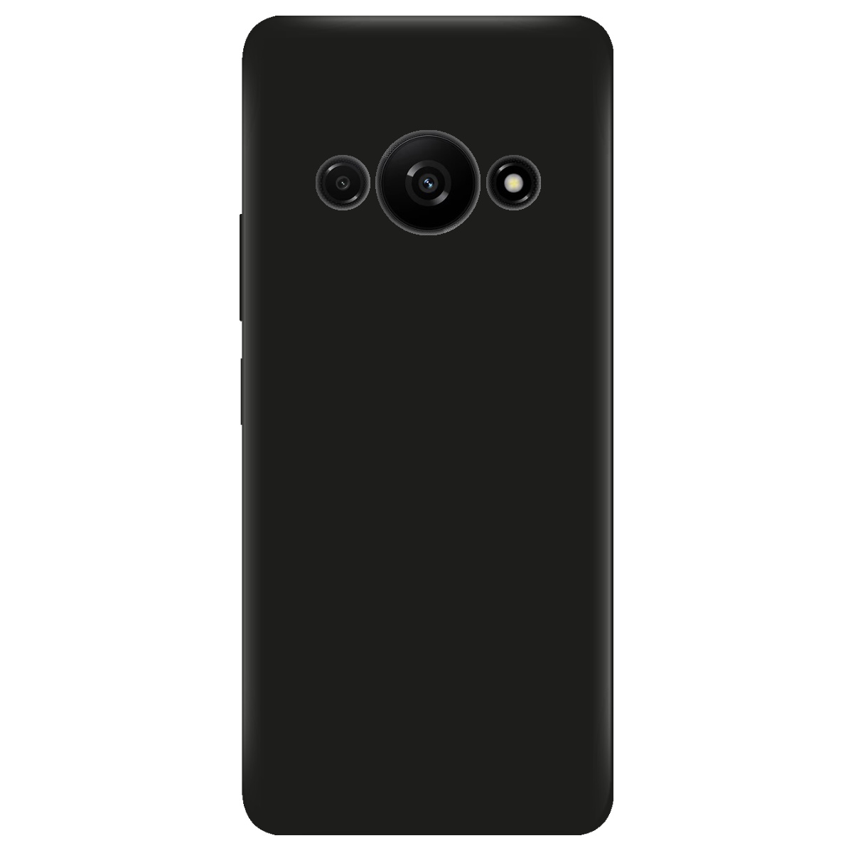 Чехол для Xiaomi Redmi A3 черный матовый soft touch - фото 1 - Чехлы для телефонов