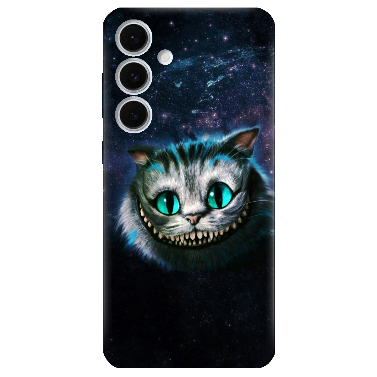 Чохол для Samsung Galaxy S24 FE Cheshire Cat - фото 1 Чохол для Samsung Galaxy S24 FE Cheshire Cat - фото 1 - Чохли для телефонів