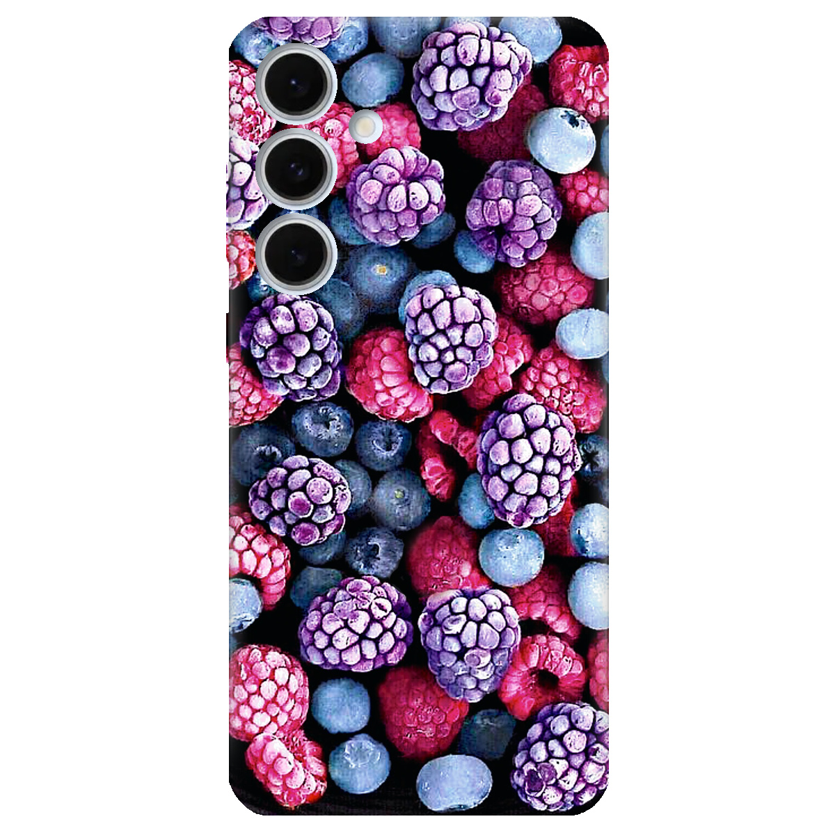 Чохол для Samsung Galaxy S24 FE Frosty berry - фото 1 Чохол для Samsung Galaxy S24 FE Frosty berry - фото 1 - Чохли для телефонів