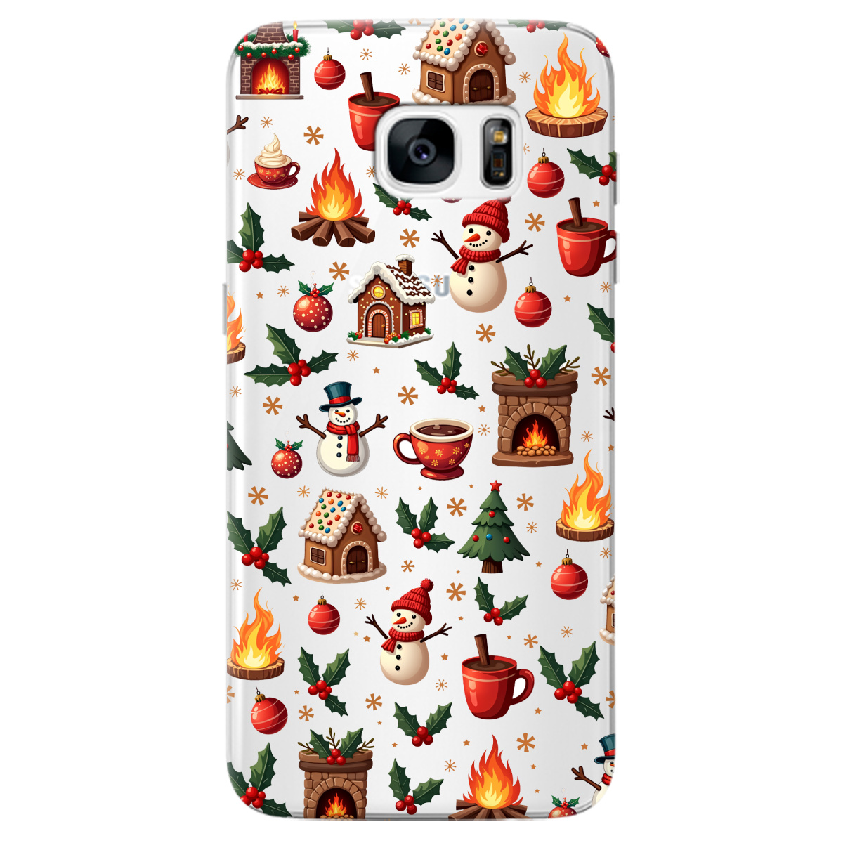 Чехол для Samsung Galaxy S7 Edge Festive Glow - фото 1 Чехол для Samsung Galaxy S7 Edge Festive Glow - фото 1 - Чехлы для телефонов