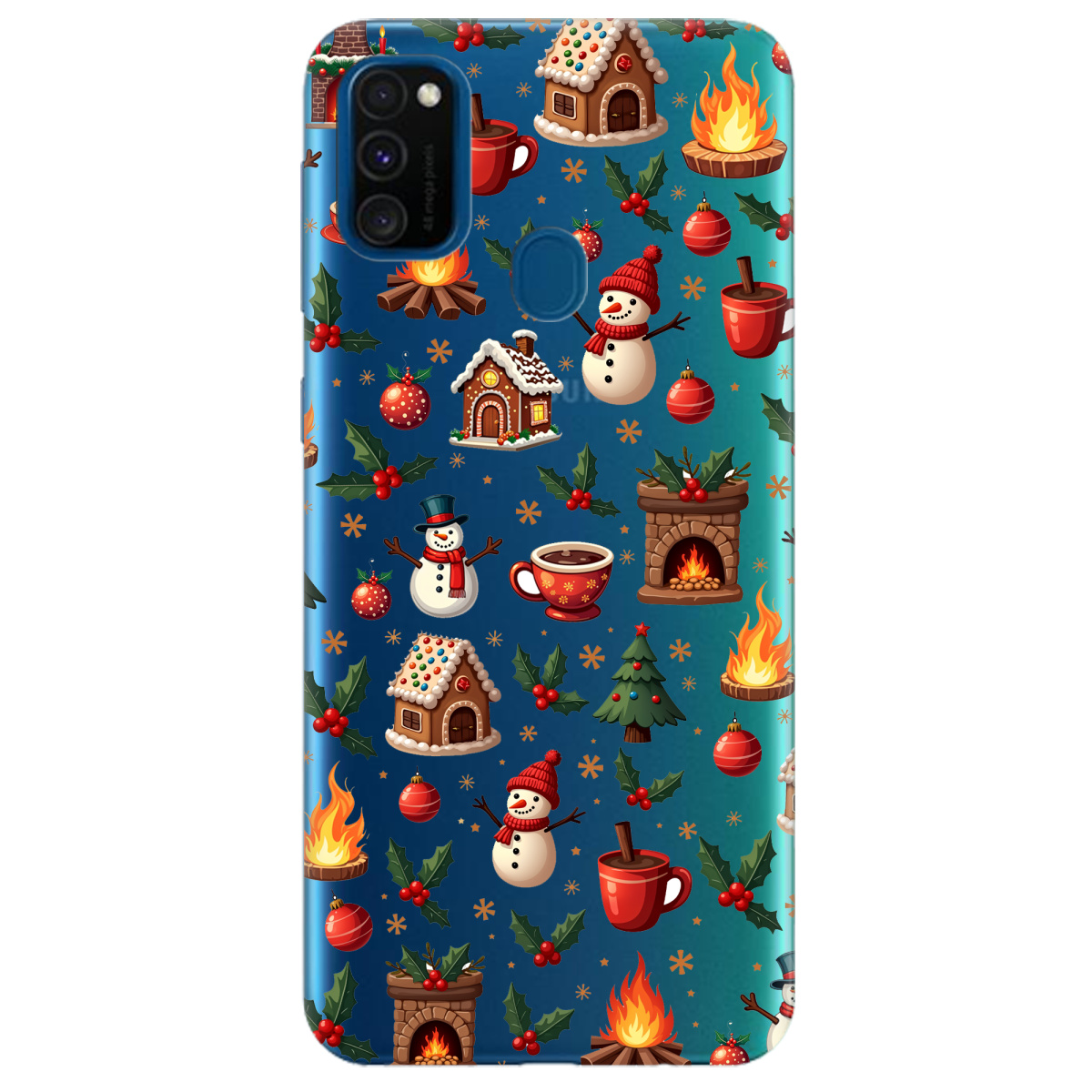 Чехол для Samsung Galaxy M21 Festive Glow - фото 1 - Чехлы для телефонов